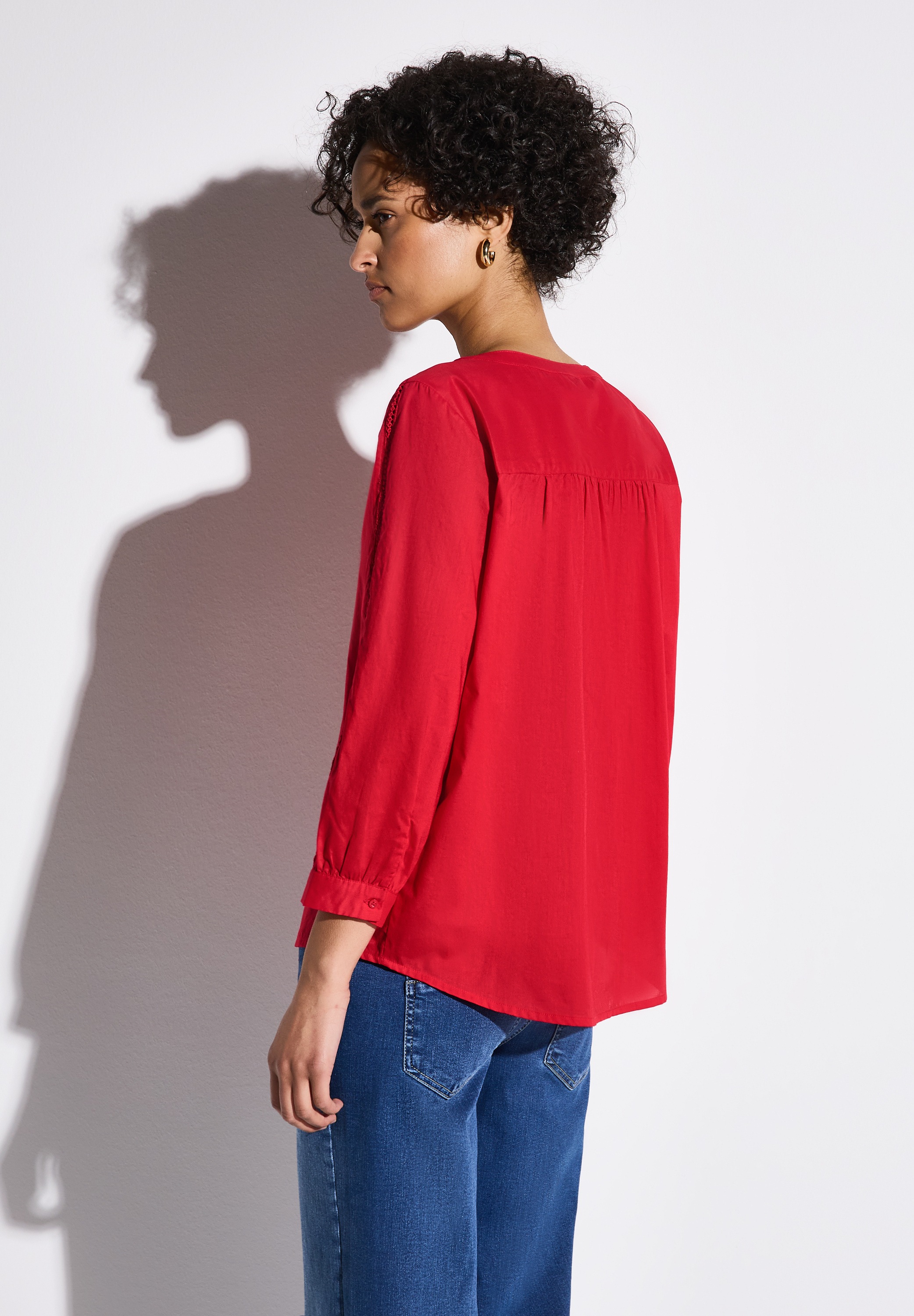 STREET ONE Klassische Bluse, aus reiner Baumwolle günstig online kaufen