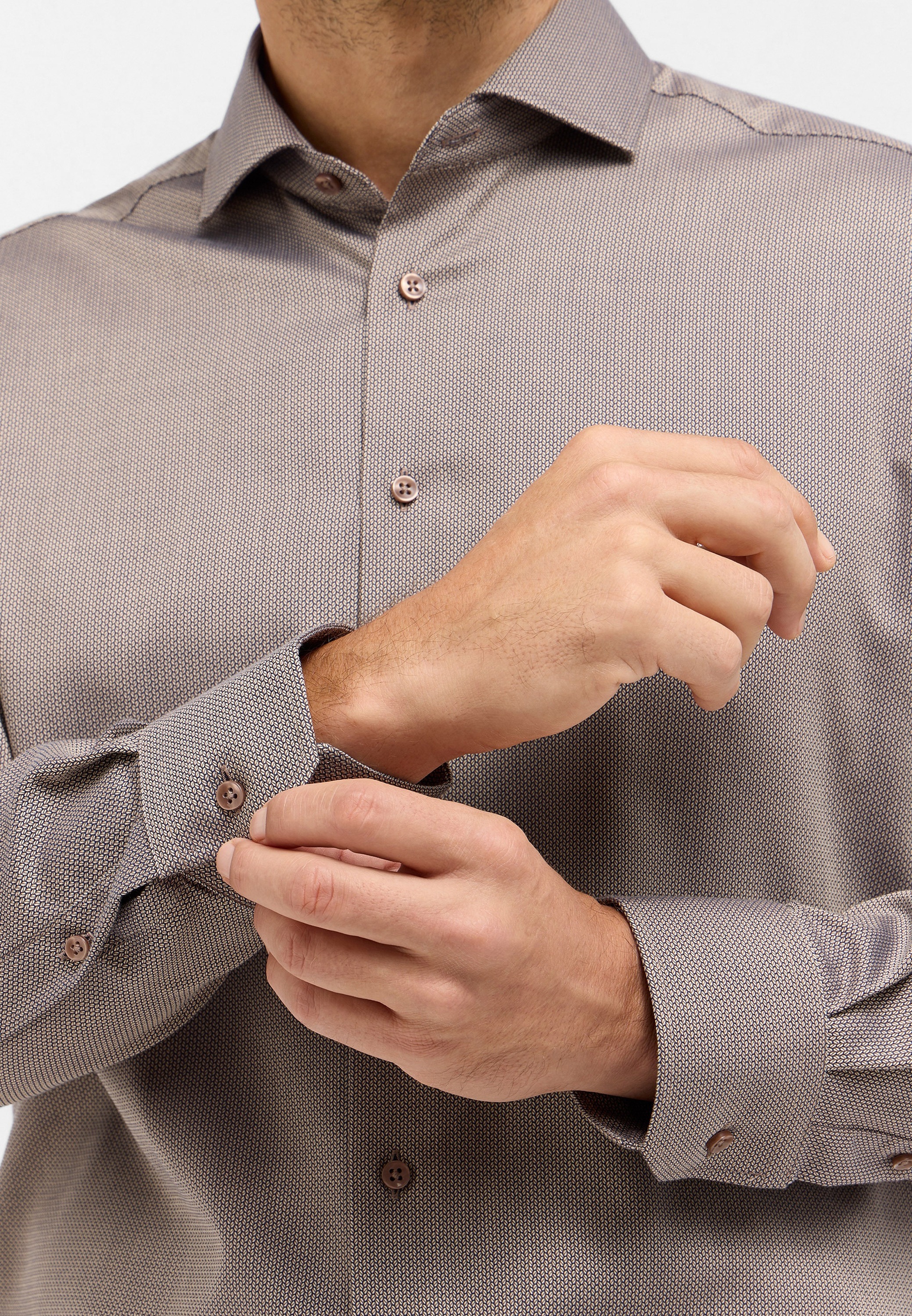 Eterna Langarmhemd »MODERN FIT«, NON IRON (bügelfrei)