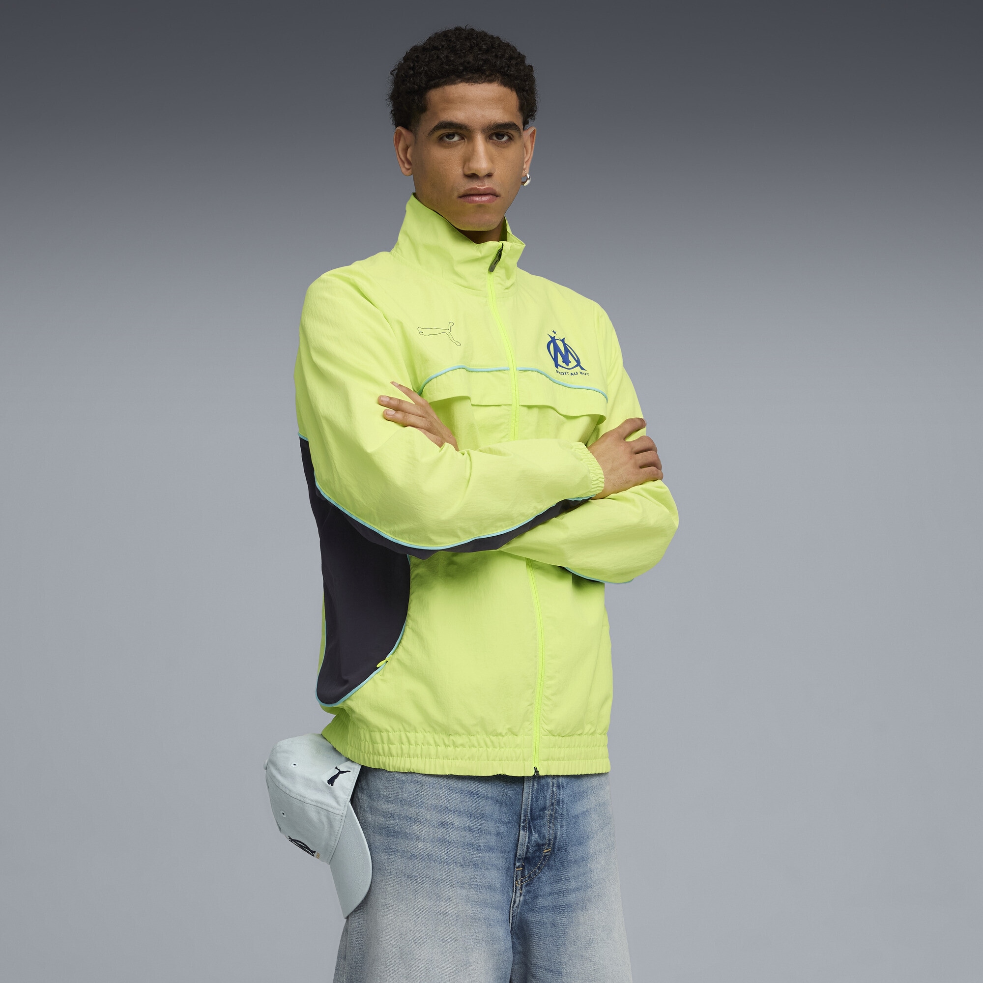 PUMA Trainingsjacke »Olympique de Marseille FtblEssentials Cellerator Jacke Herren«