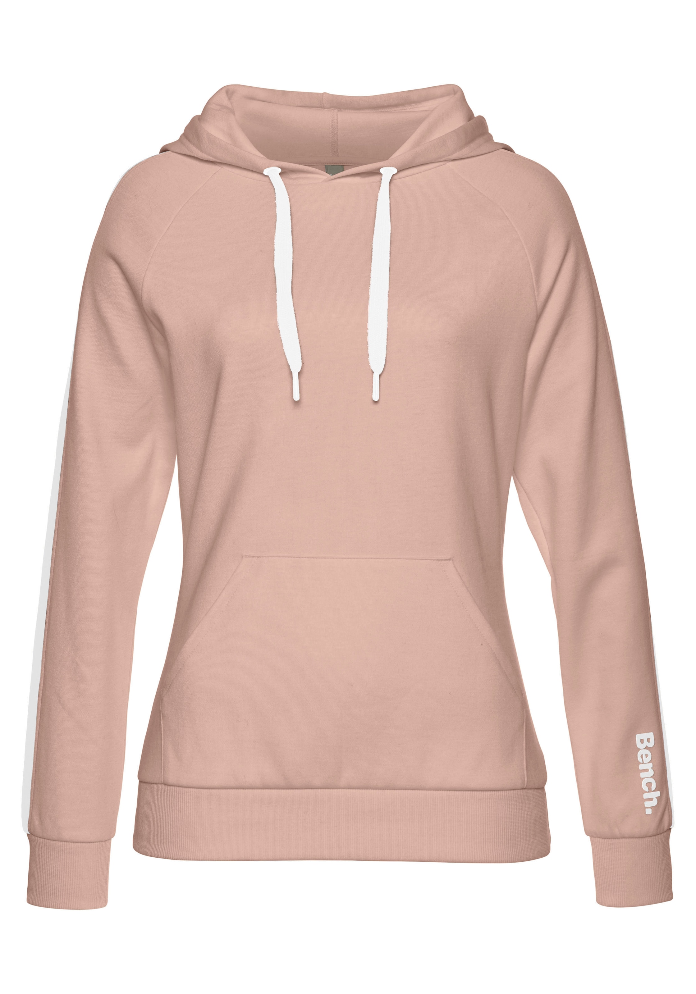 Bench. Loungewear Kapuzensweatshirt, mit Seitenstreifen und Kängurutasche, Loungeanzug, Hoodie