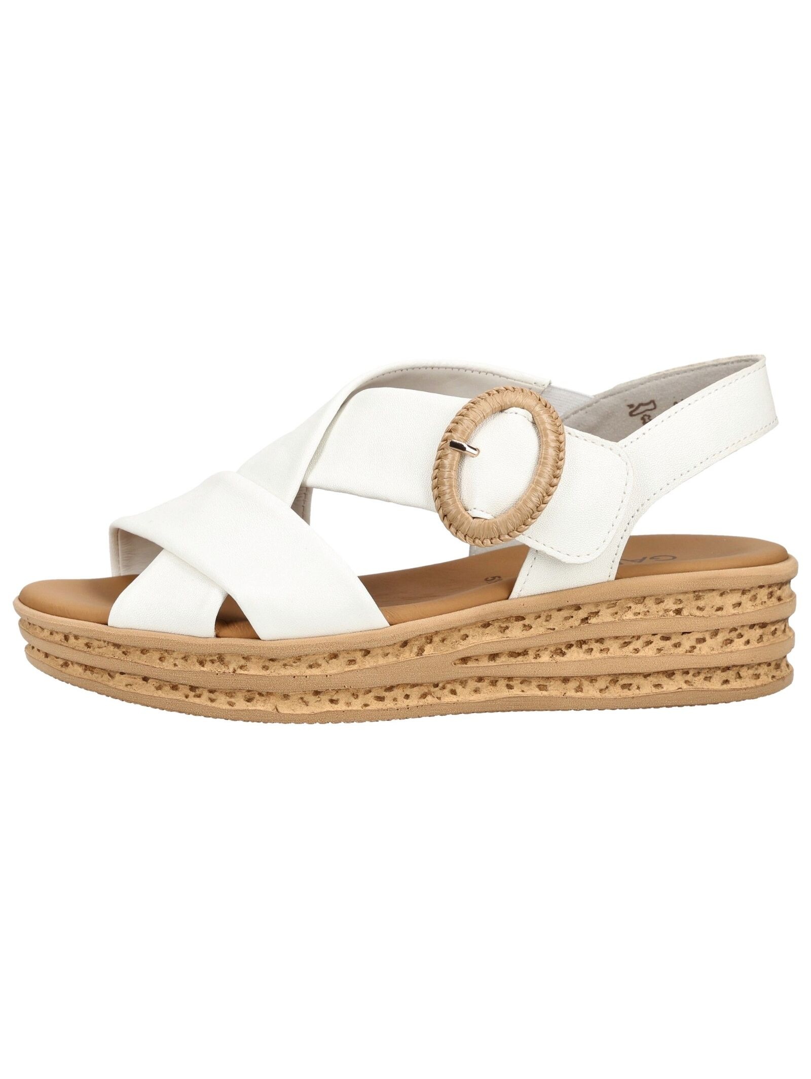 Gabor Plateausandaletten "Gabor Sandalen Glattleder" günstig online kaufen