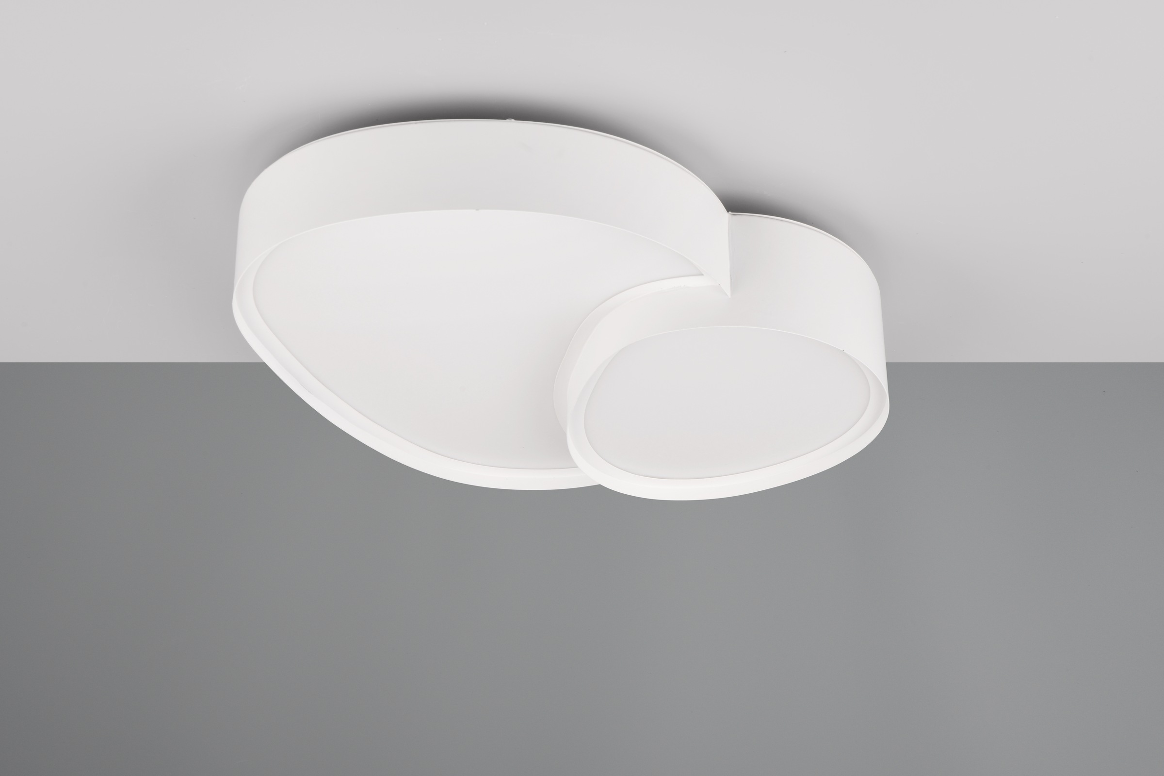 TRIO Leuchten LED Deckenleuchte »RISE, LED Deckenlampe 21W 2400 Lumen warmweiß bis kaltweiß 2700-6500K« LED-Board 1 Stk. warmweiß - kaltweiß Fernbedienung dimmbar Memoryfunktion Nachtlicht CCT Lichtfarbe wählbar