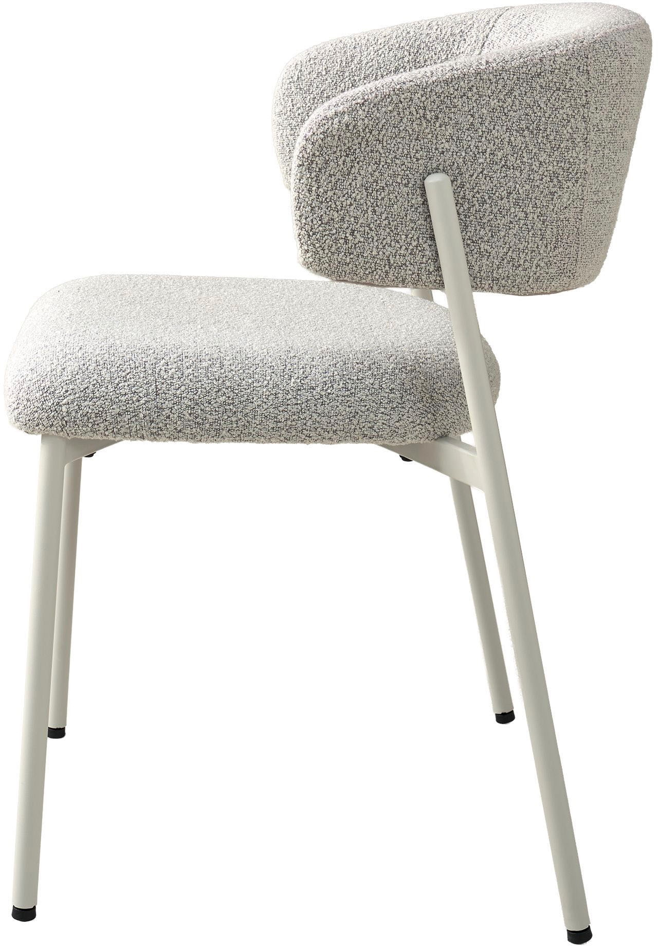 SCHÖNER WOHNEN-Kollektion Esszimmerstuhl »OSLO« (Set) 2 Stk.Bezug Bouclé, Untergestell Metall pulverbeschichtet