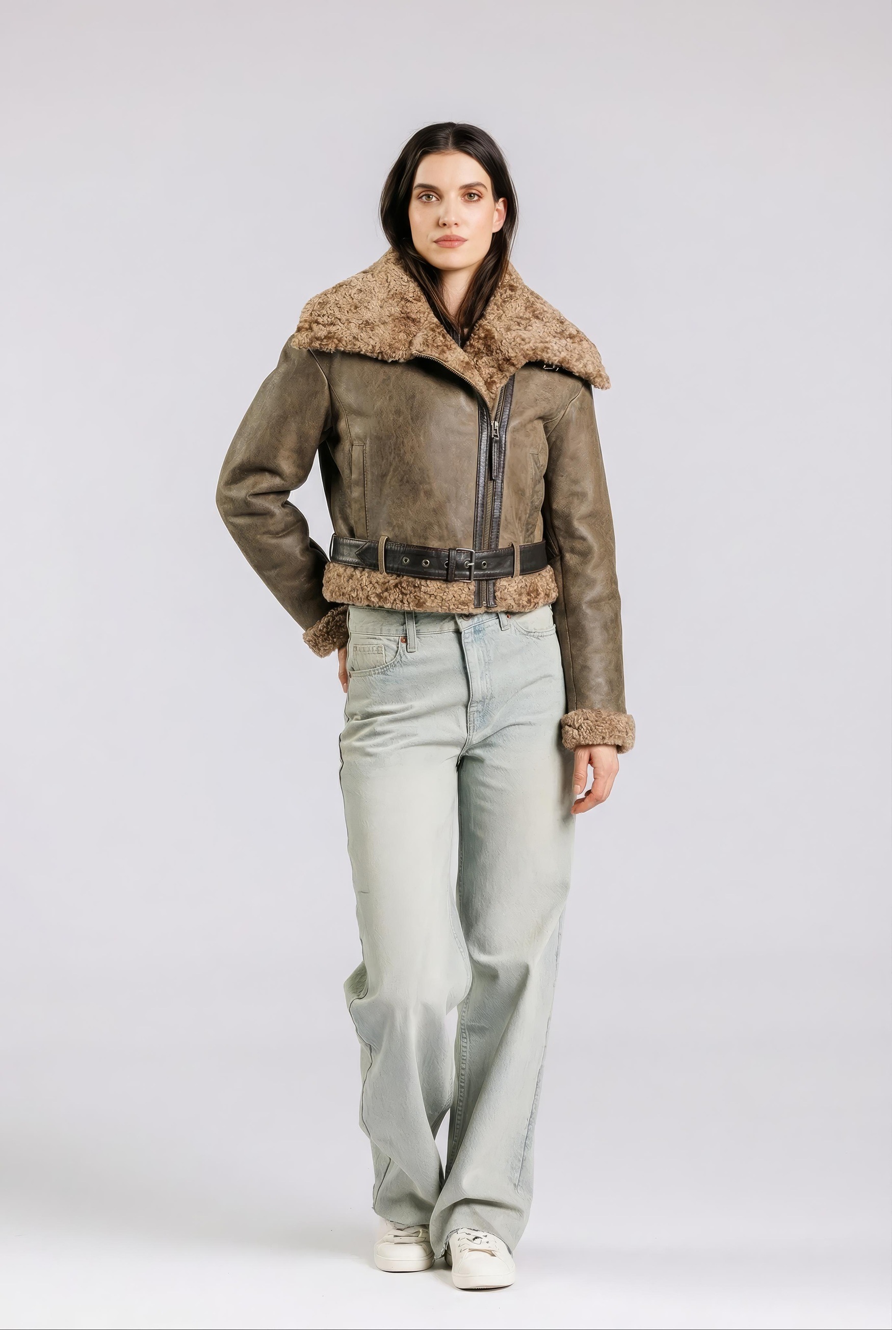 Freaky Nation Lederjacke "Shortjacket-FN" günstig online kaufen