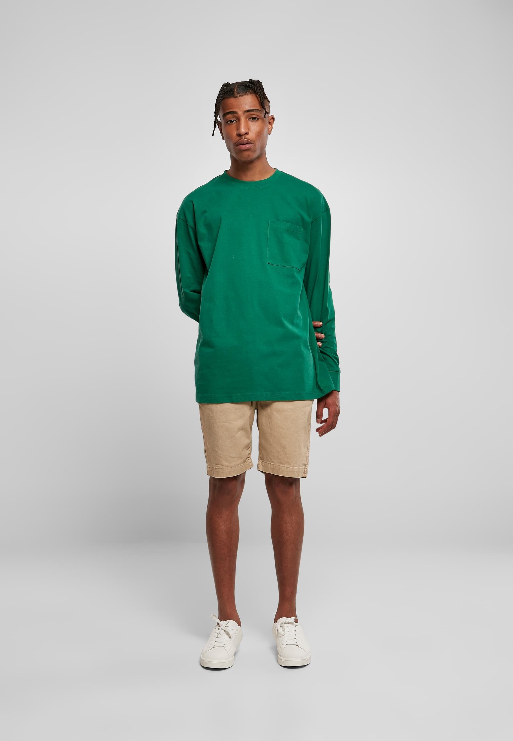 URBAN CLASSICS T-Shirt »Urban Classics Herren Heavy Oversized Pocket Longsleeve«, (1 tlg.)
