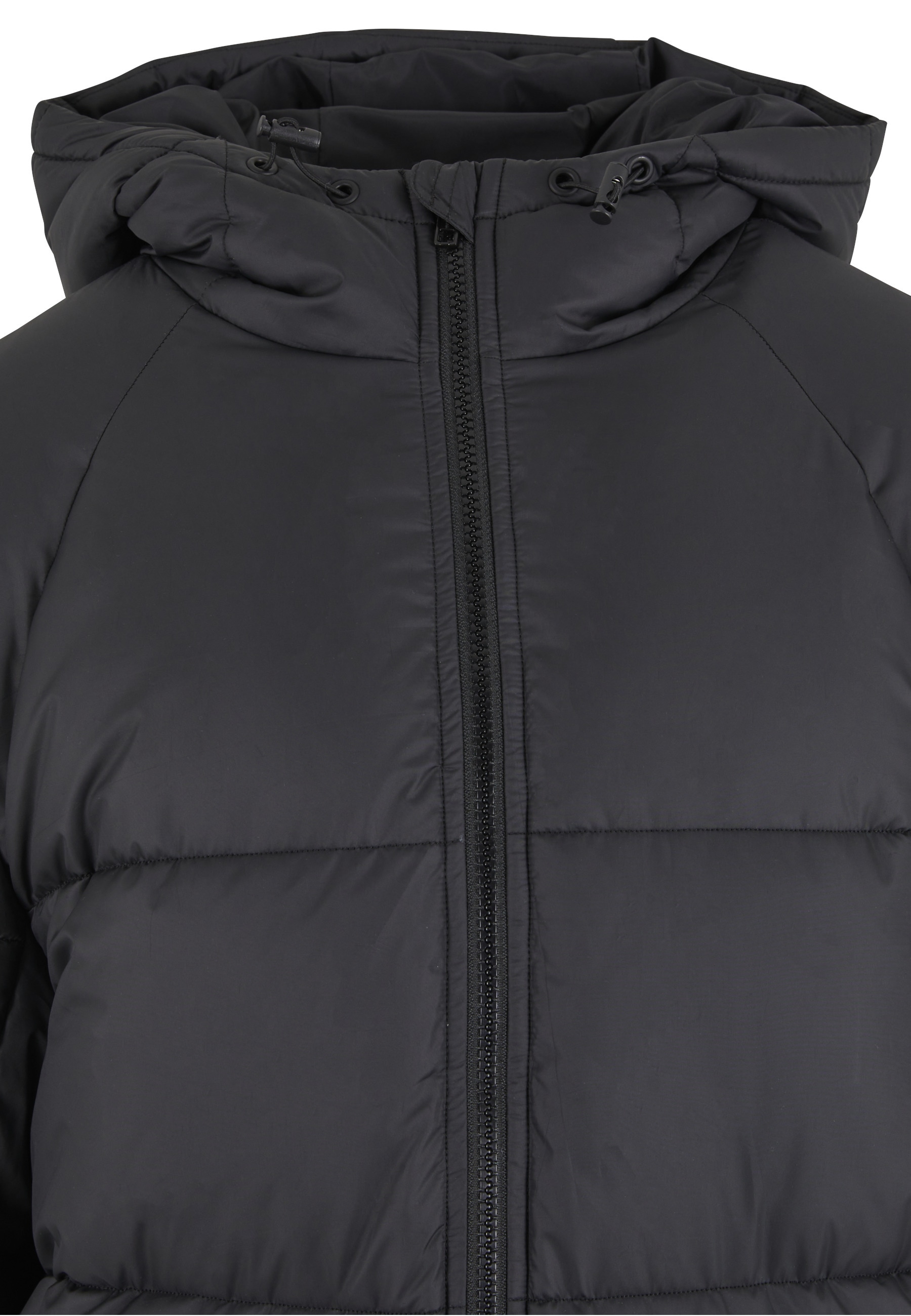 URBAN CLASSICS Winterjacke »Urban Classics Ladies Long Puffer Coat« 1 Stk. tlg. mit Kapuze