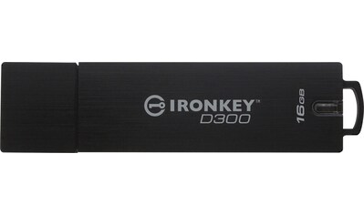 Kingston USB-Stick »IRONKEY D300S 16GB«, (USB 3.1 Lesegeschwindigkeit 165 MB/s) kaufen