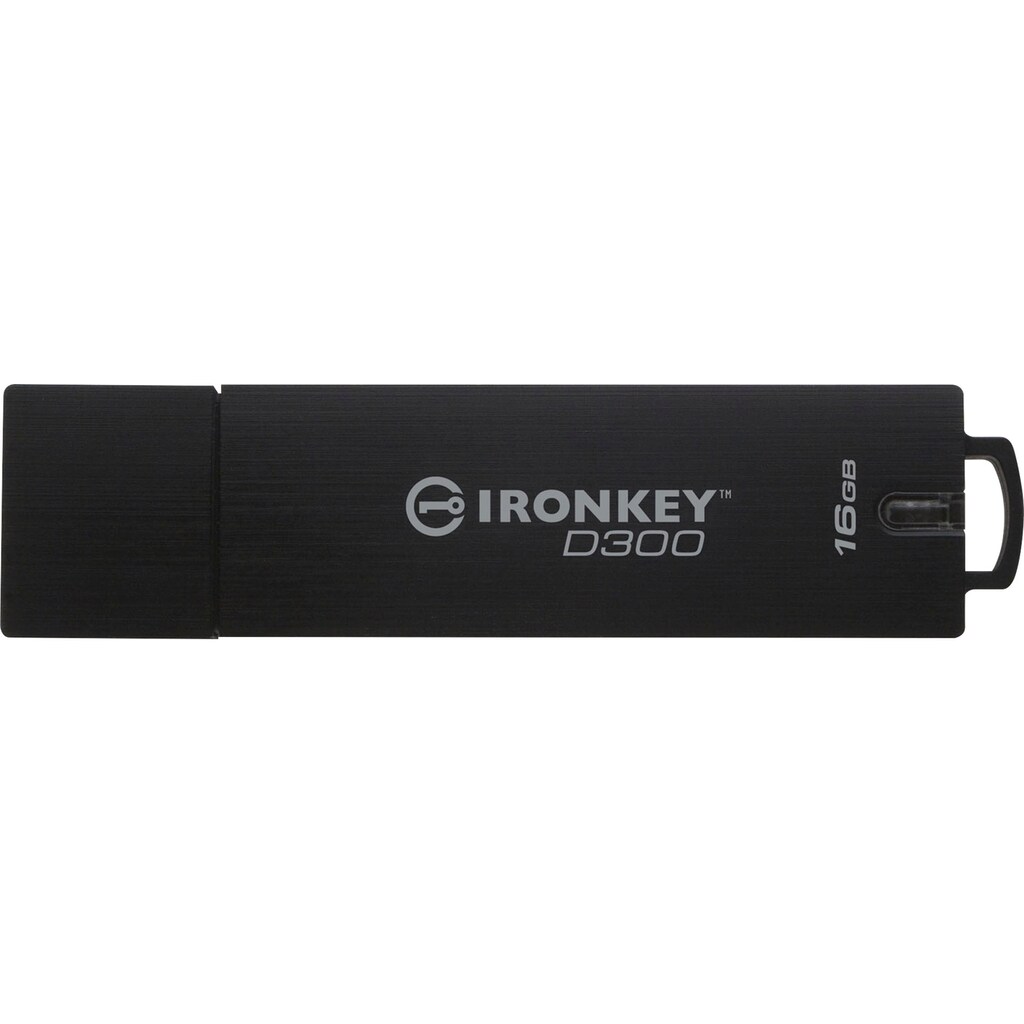 Kingston USB-Stick »IRONKEY D300S 16GB«, (USB 3.1 Lesegeschwindigkeit 165 MB/s)