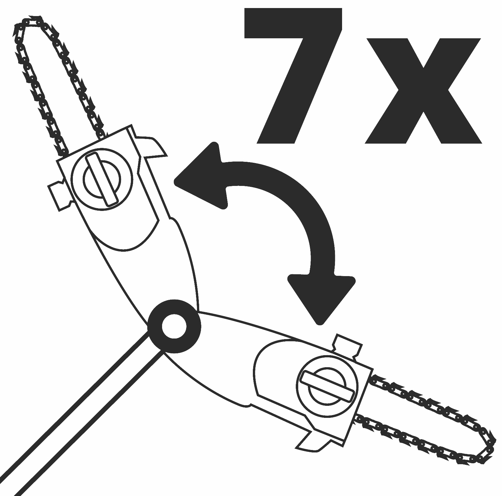 Einhell Hochentaster, Aufsatz für Modell GE-HH18/45Li T