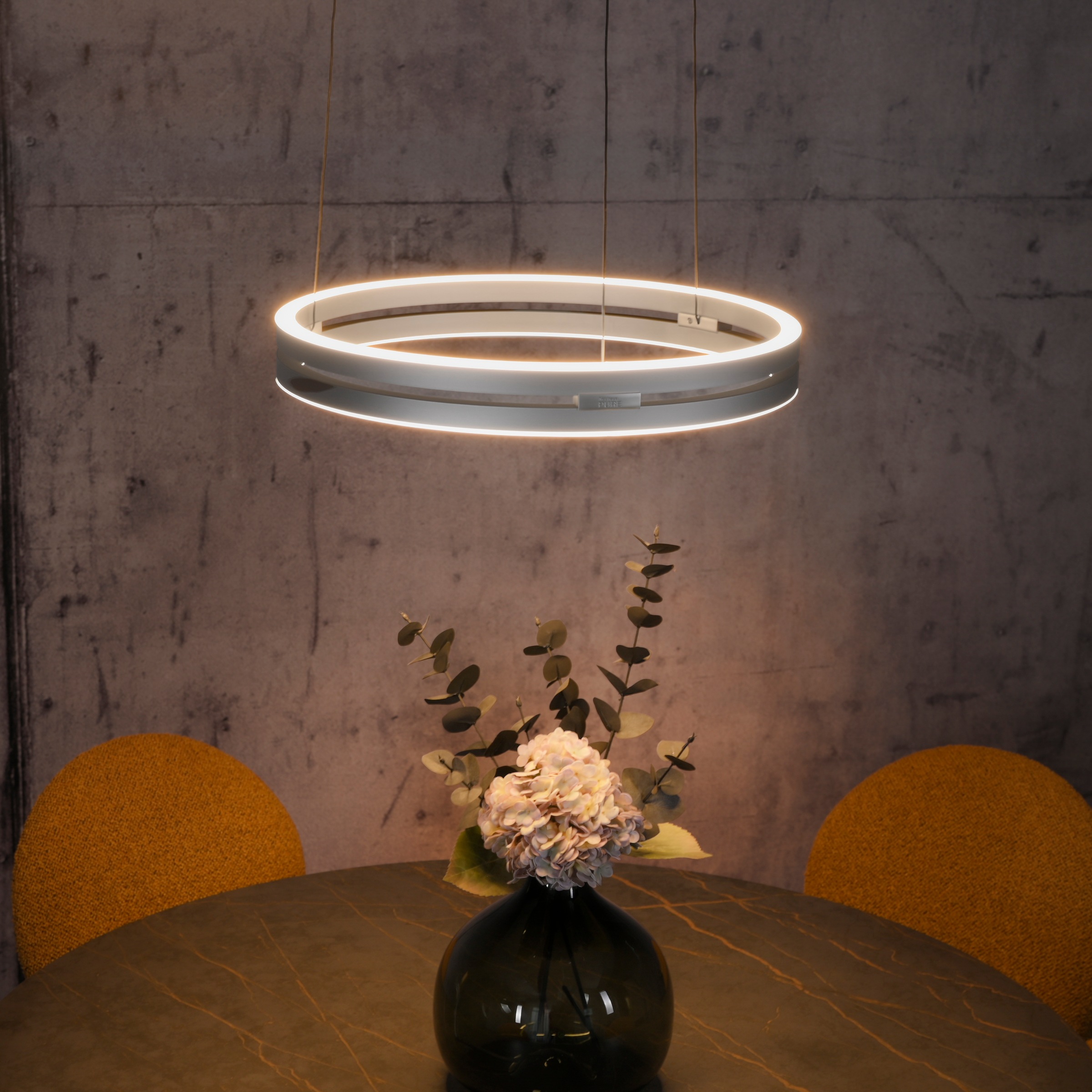 Neuhaus PURE LED Pendelleuchte »PURE E-Loop« LED-Board 1 Stk. warmweiß - kaltweiß e-LIFT® Funktion, CCT, dimmbar über Fernbedienung