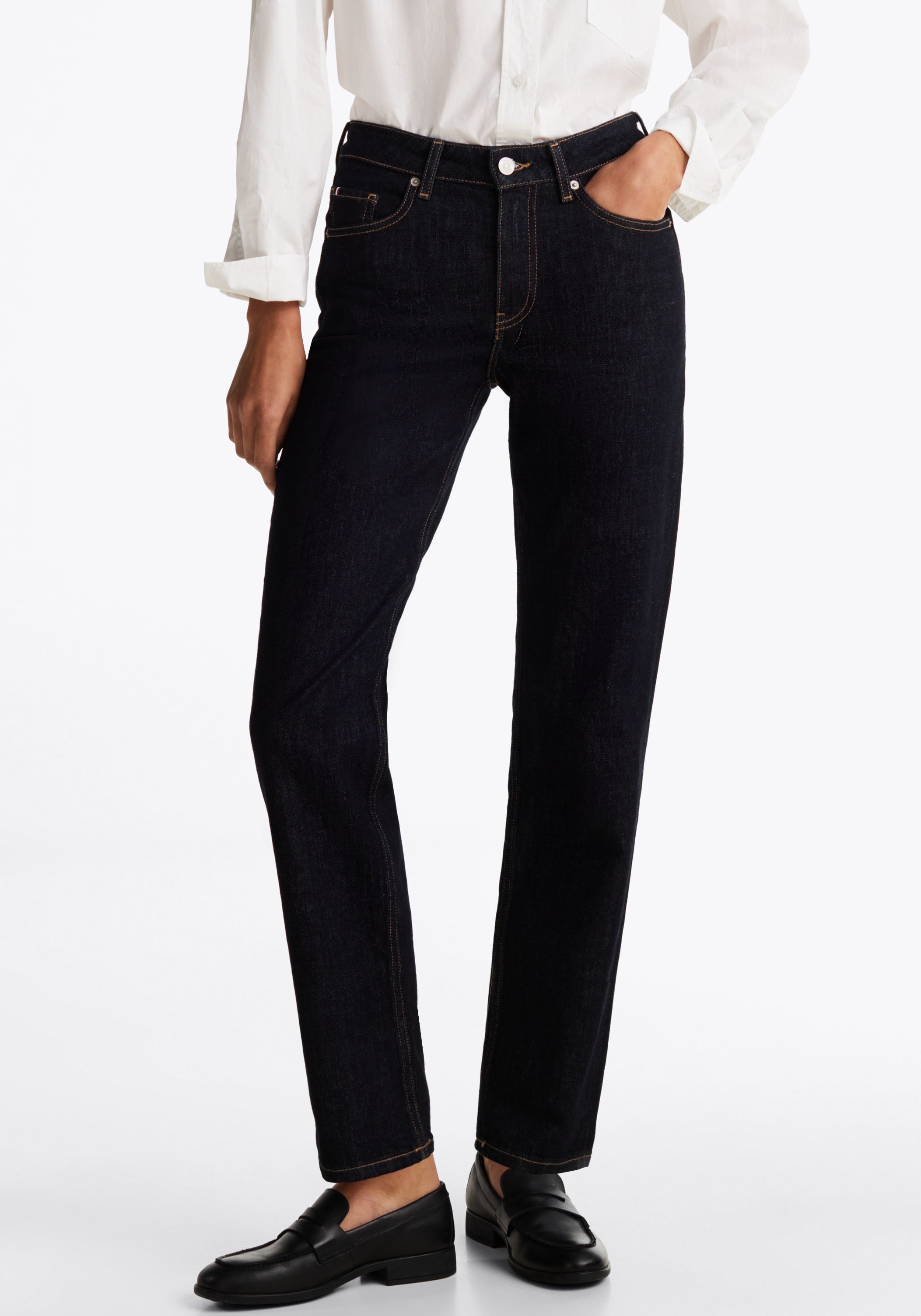 Tommy Hilfiger Straight-Jeans "CLASSIC STRAIGHT" mit figurbetontem Sitz günstig online kaufen