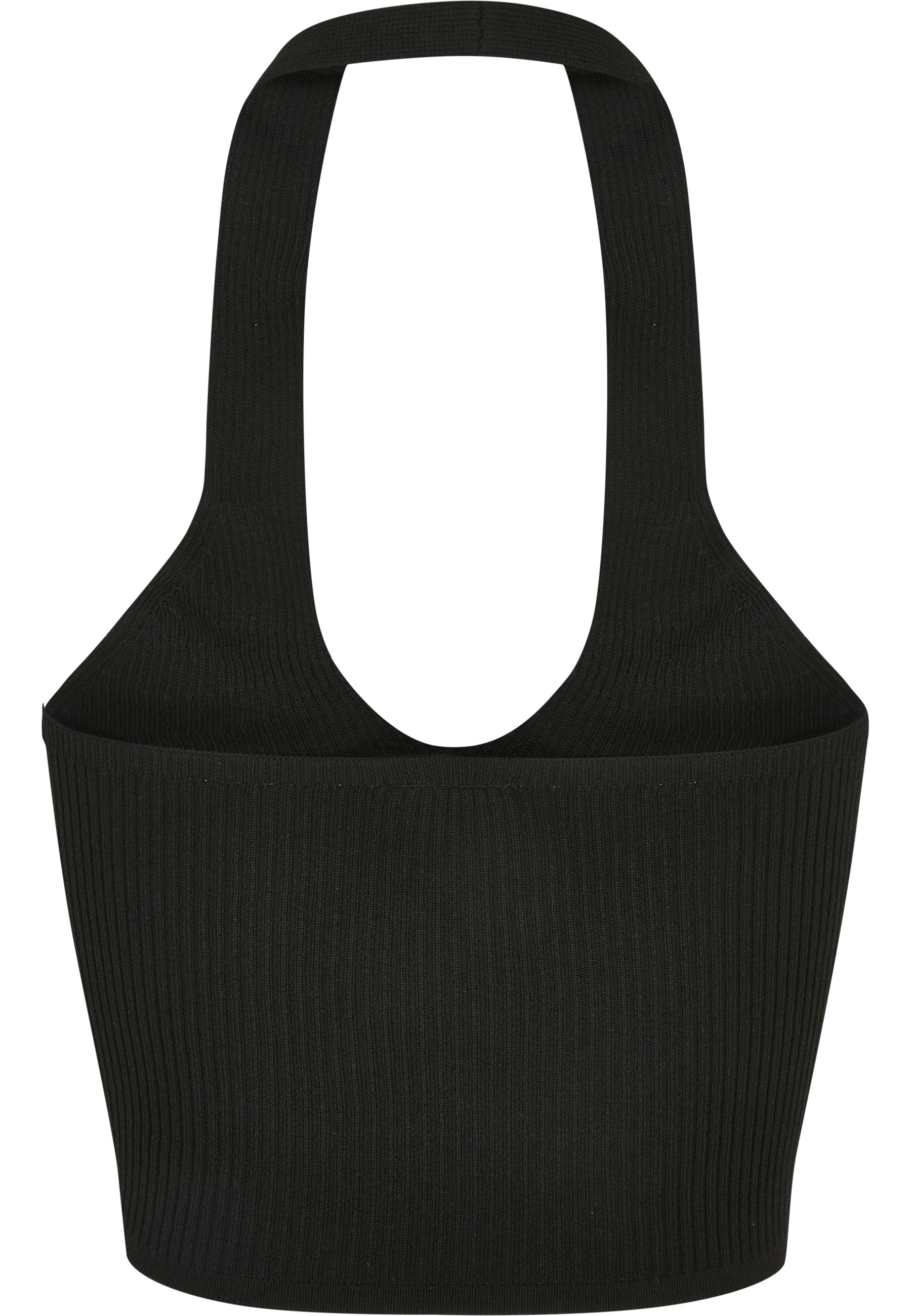 URBAN CLASSICS Tanktop "Urban Classics Damen Ladies Rib Knit Crossed Neckho günstig online kaufen