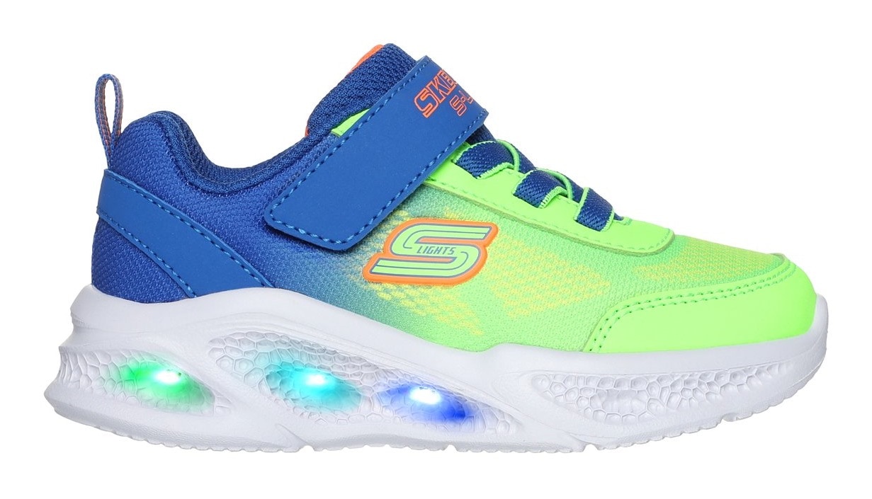 Lauflernschuh »SKECHERS METEOR-LIGHTS«, Blink,-Klettschuh zum Schlüpfen, Neon,...