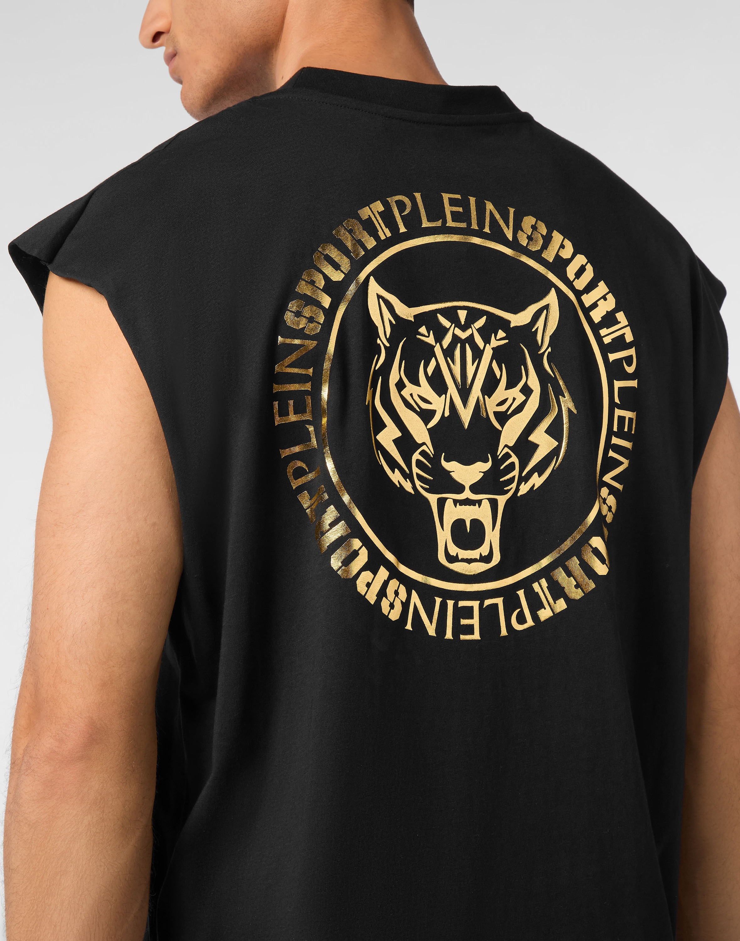 PLEIN SPORT T-Shirt »Tanktop T-shirt Label«