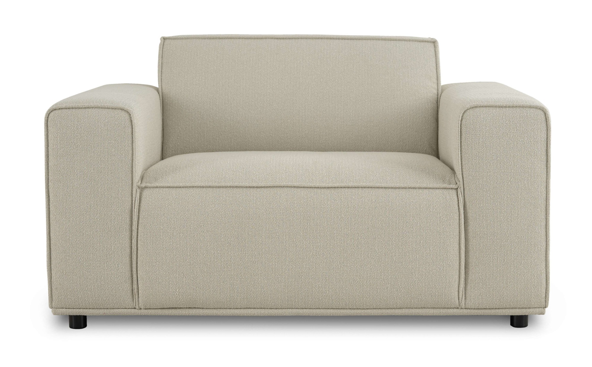 Home affaire Loveseat "Avelin, 1.5 Sitzer, 140 cm, Chenille, Struktur-Boucl günstig online kaufen