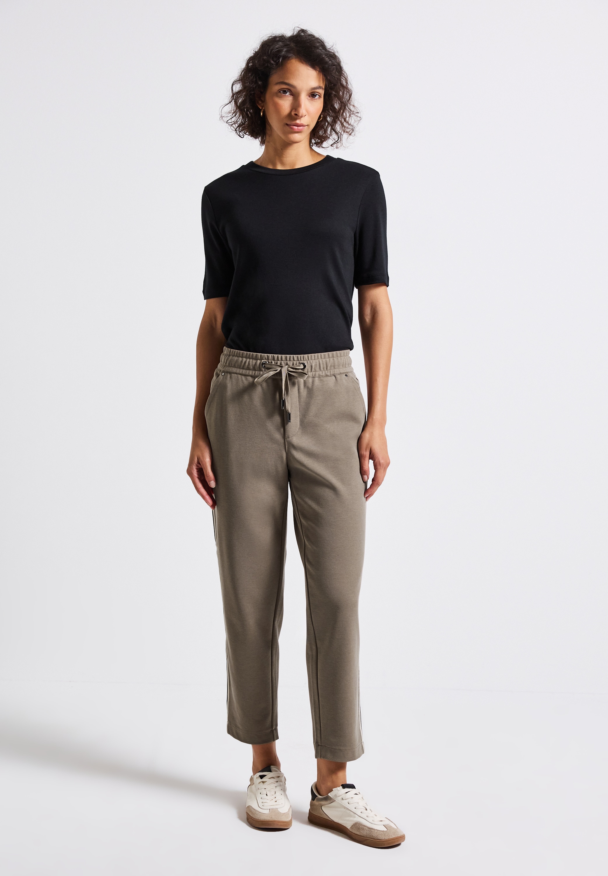 STREET ONE Jogger Pants, Middle Waist