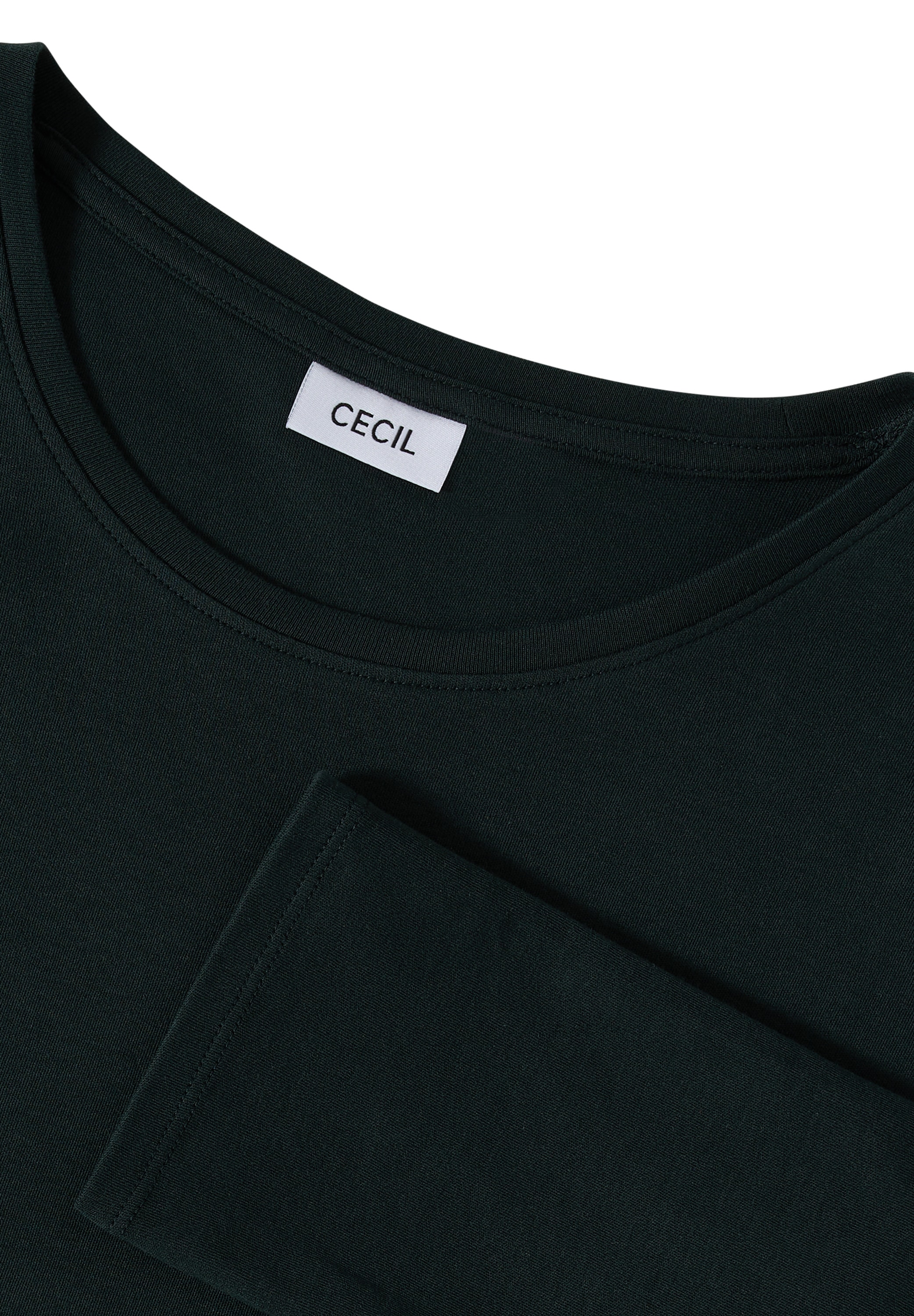 Cecil Rundhalsshirt, aus reiner Baumwolle
