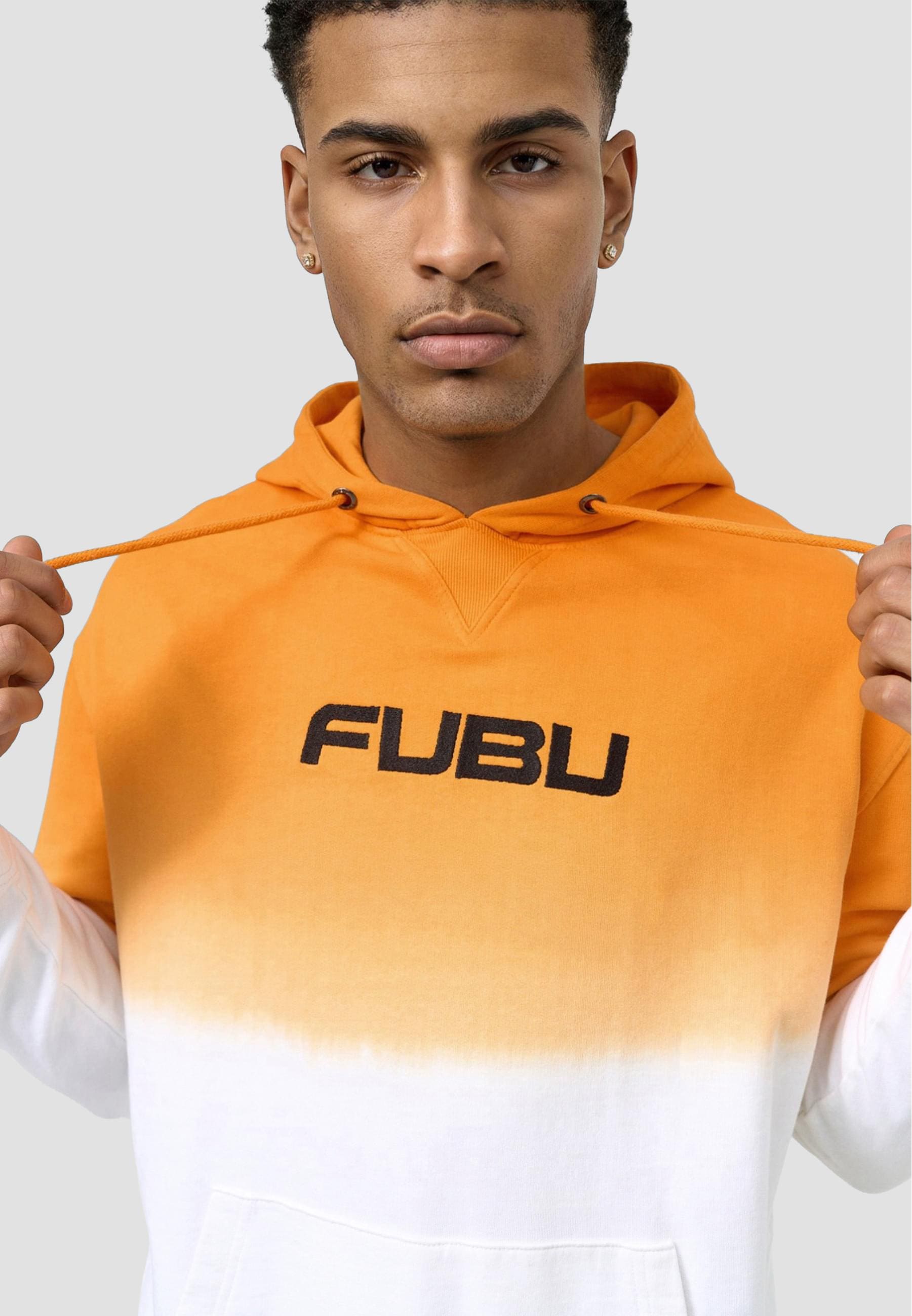 Fubu Kapuzensweatshirt »Fubu Herren FM213-003-1 Corporate Hooded Sweatshirt Gradient« 1 Stk. tlg.