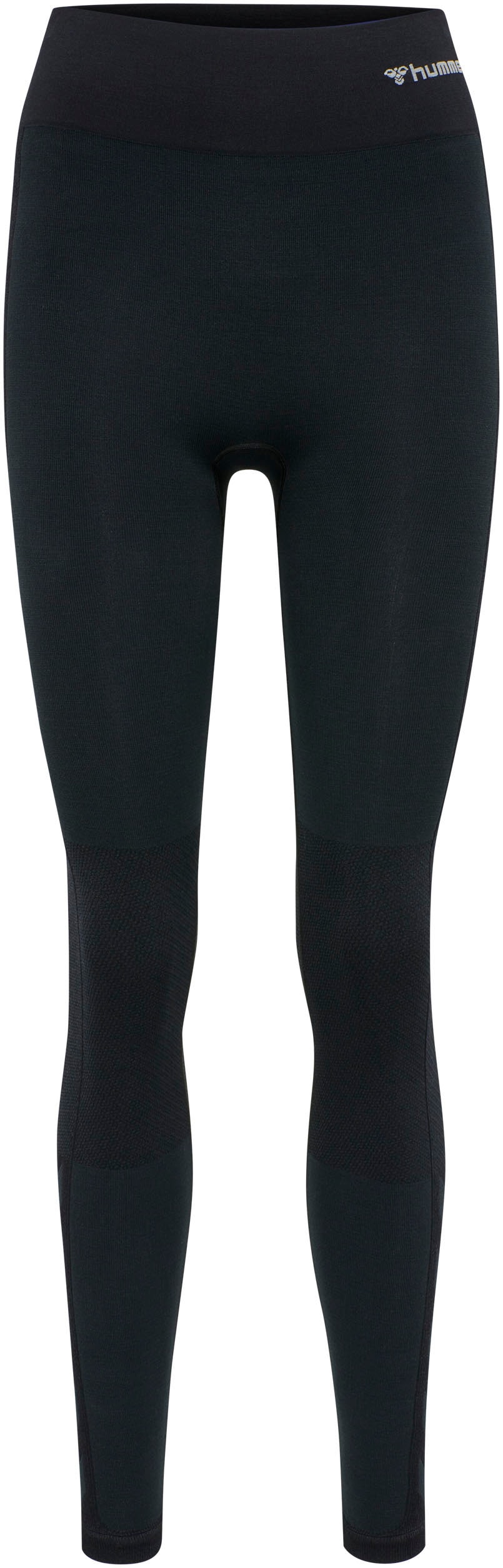 hummel Leggings "HMLCLEA SEAMLESS MID WAIST TIGHTS" dehnbarer Stoff, feuchtigkeitsableitendes Material, mit Mesh-Belüftung