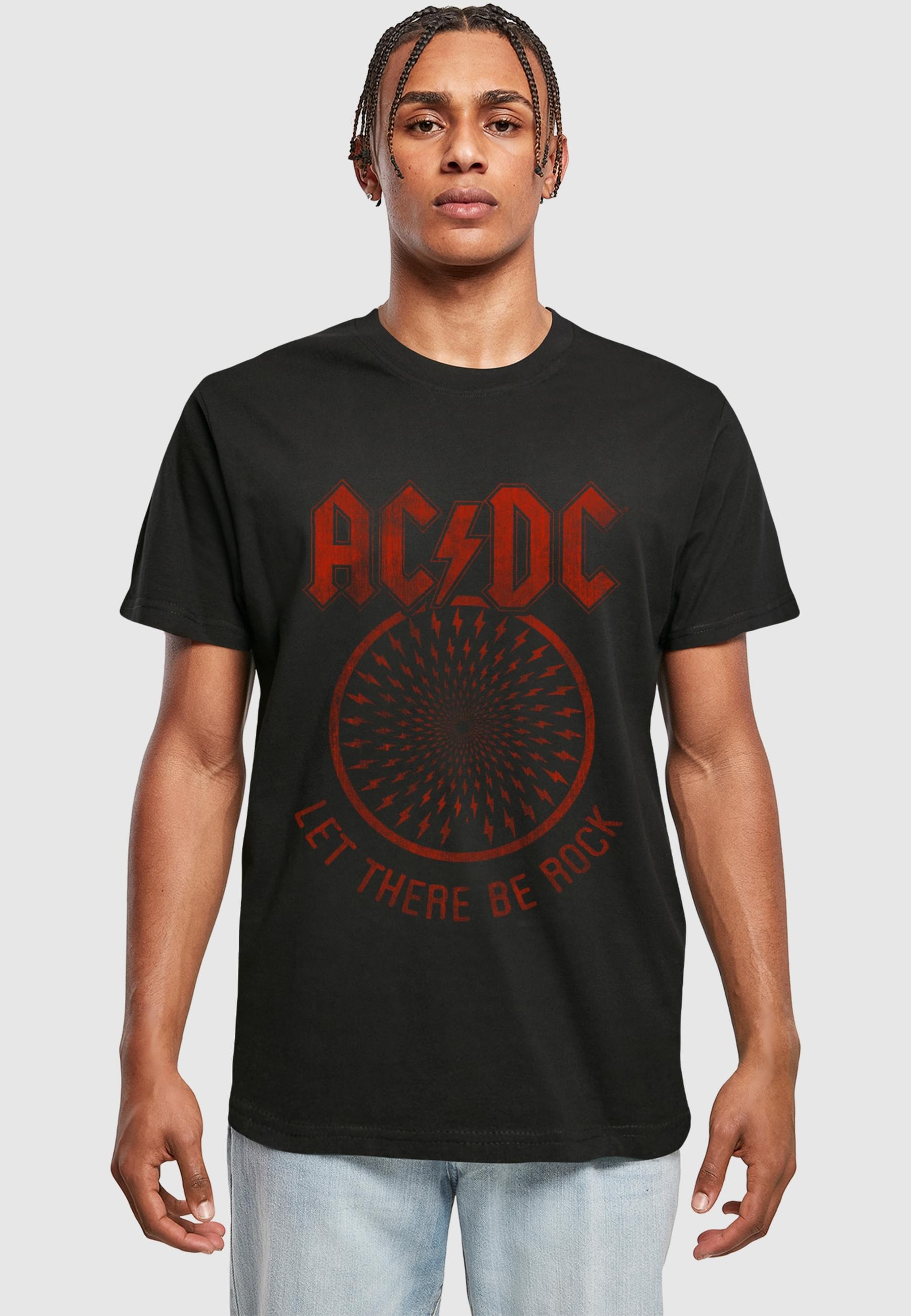 Merchcode T-Shirt »Merchcode ACDC Let there be Rock Tee« 1 Stk. tlg.
