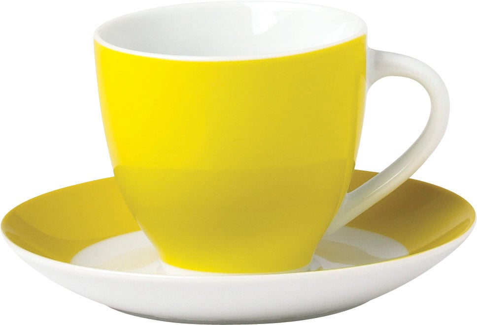 van Well Untertasse »Vario«, (Set, 6 St., 6 Untertassen Ø 14,5cm), Porzellan, spülmaschinen- und mikrowellengeeignet, Ø 14,5 cm