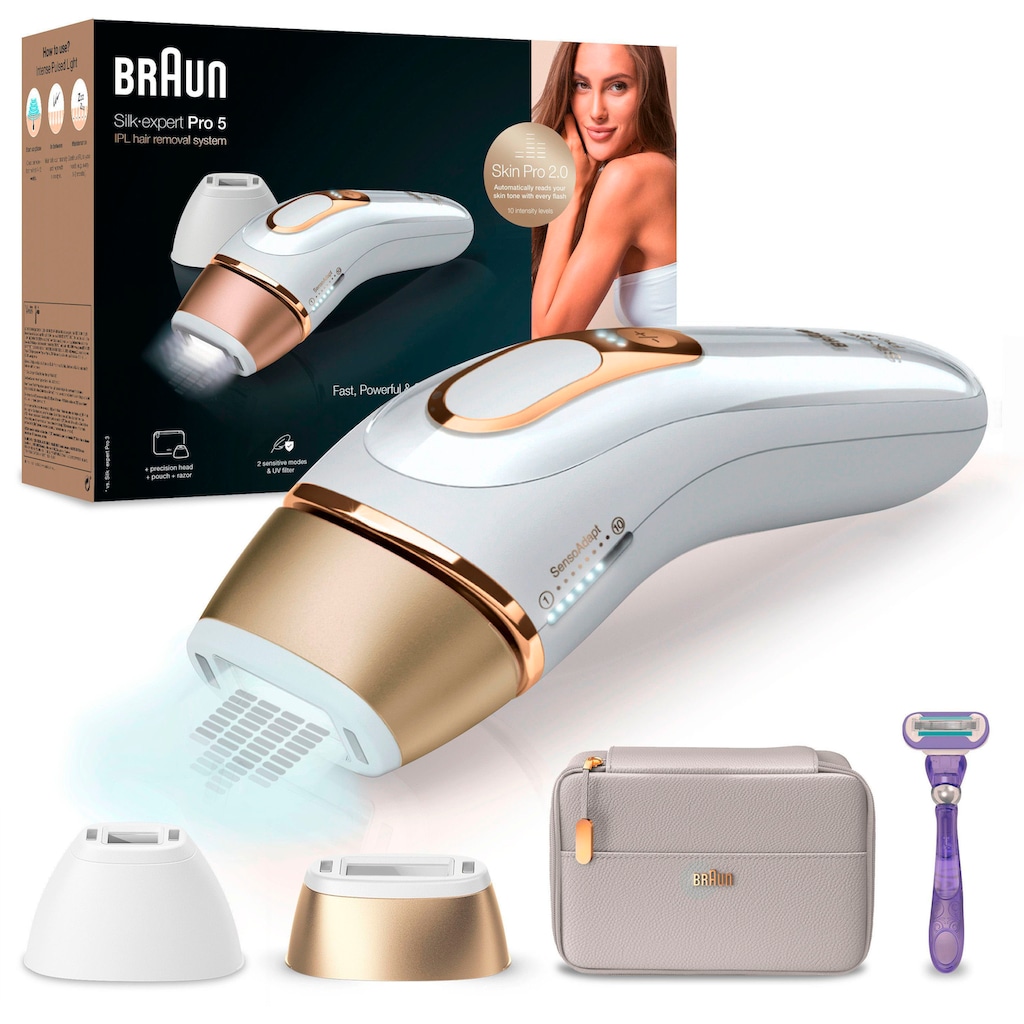 Braun IPL-Haarentferner »Silk-Expert Pro 5 PL5157 IPL«, 400.000 Lichtimpulse