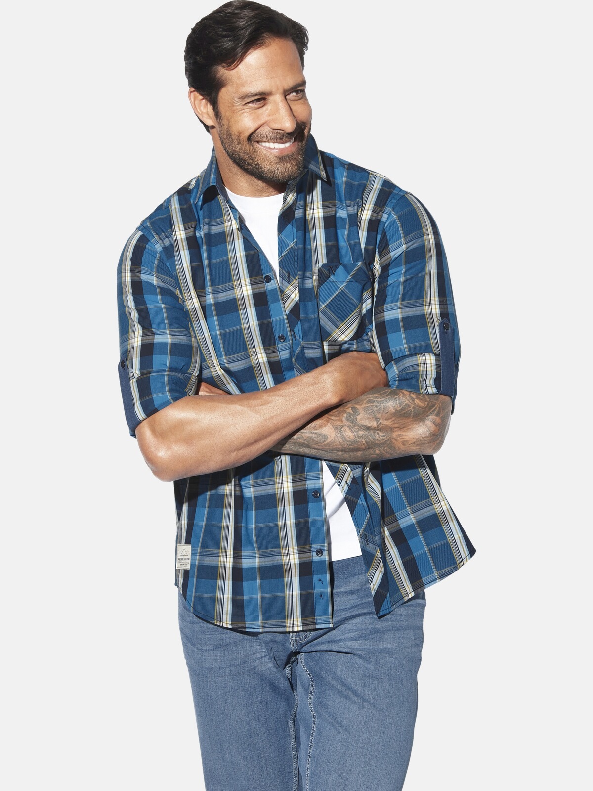 Jan Vanderstorm Langarmhemd "Hemd JORVAR" günstig online kaufen