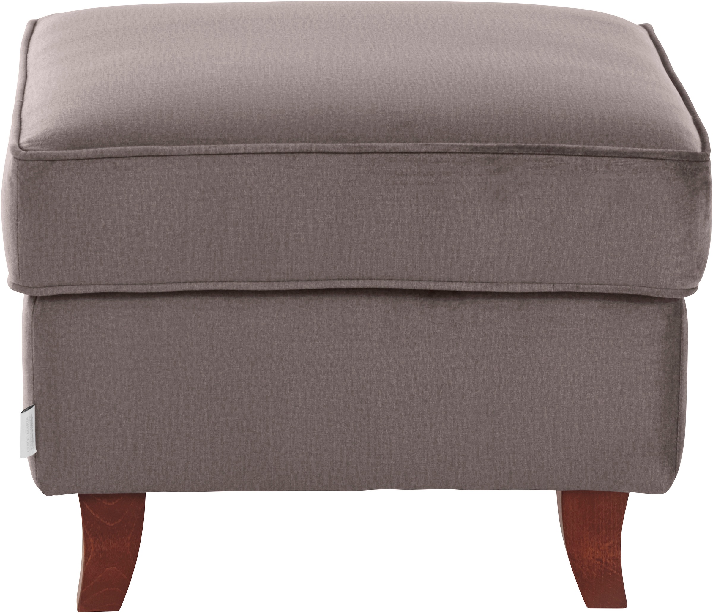 Home affaire Polsterhocker »Reims«, echte Chesterfield-Knopfheftung, Samtoptik mich changierender Optik