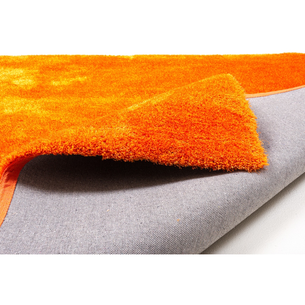 TOM TAILOR Hochflor-Teppich »Soft«, rechteckig, 35 mm Höhe, handgetuftet, Uni Farben, super weich und flauschig, ideal im Wohnzimmer & Schlafzimmer