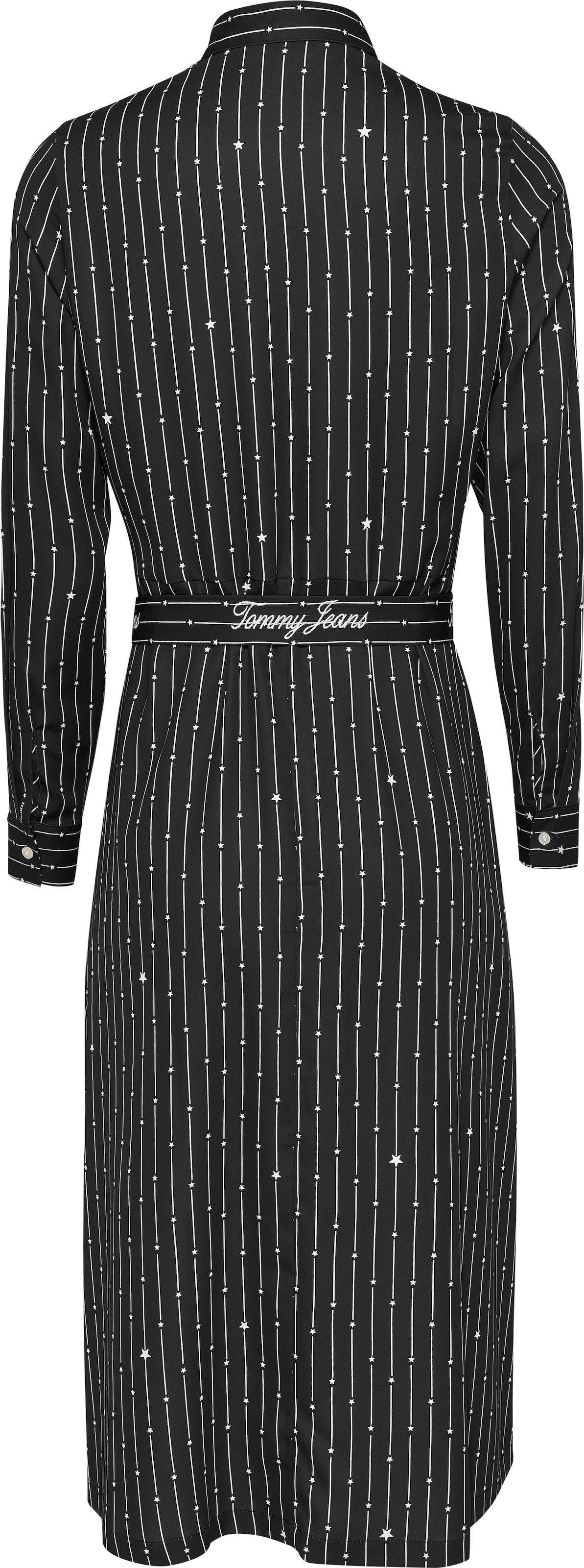 Tommy Jeans Strickkleid »TJW STRDST BELTED MIDI DRESS EXT«, mit Gürtel, Streifen-Muster