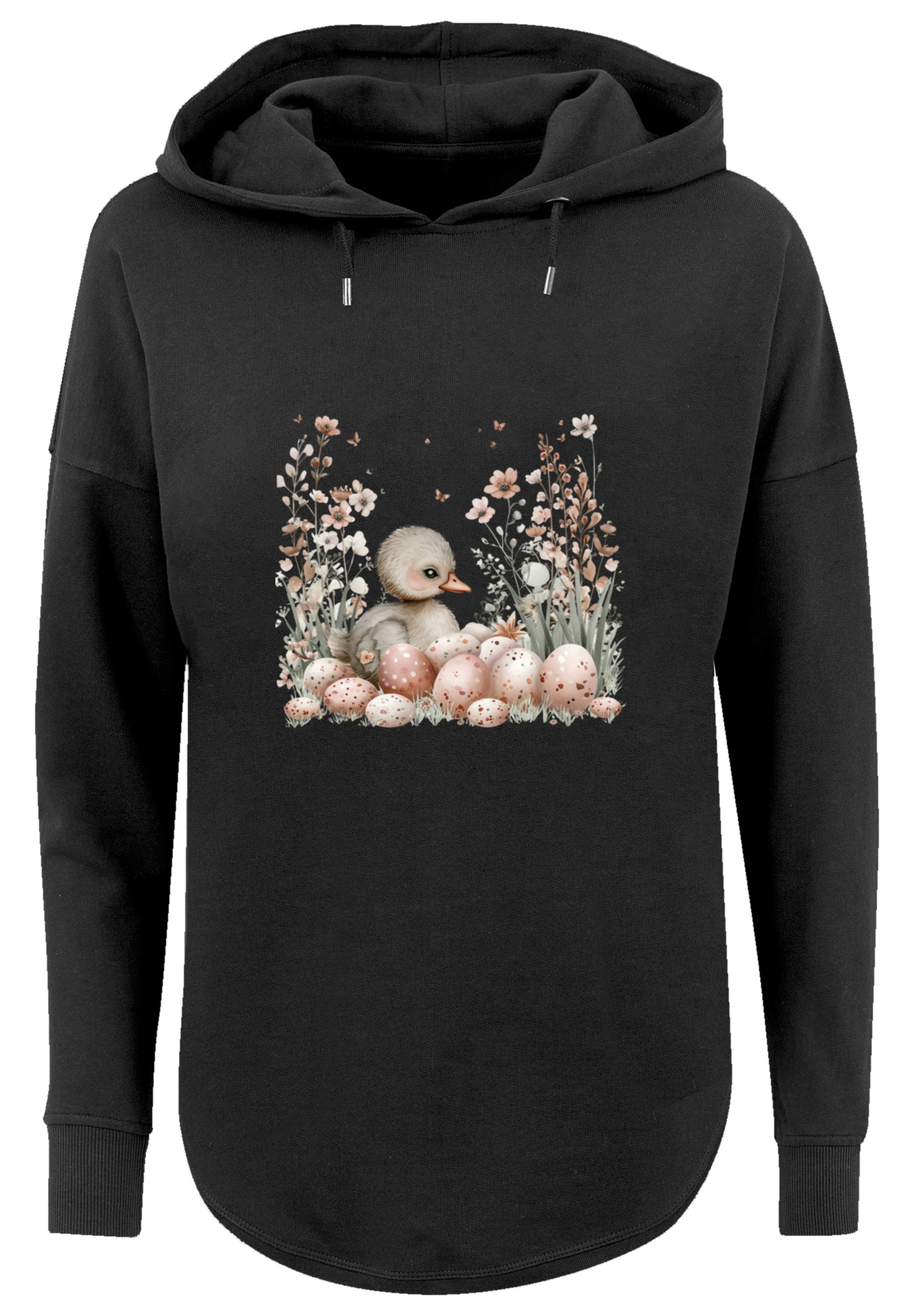 F4NT4STIC Kapuzenpullover »Ente Ostereier Blumen Küken«, Premium Qualität