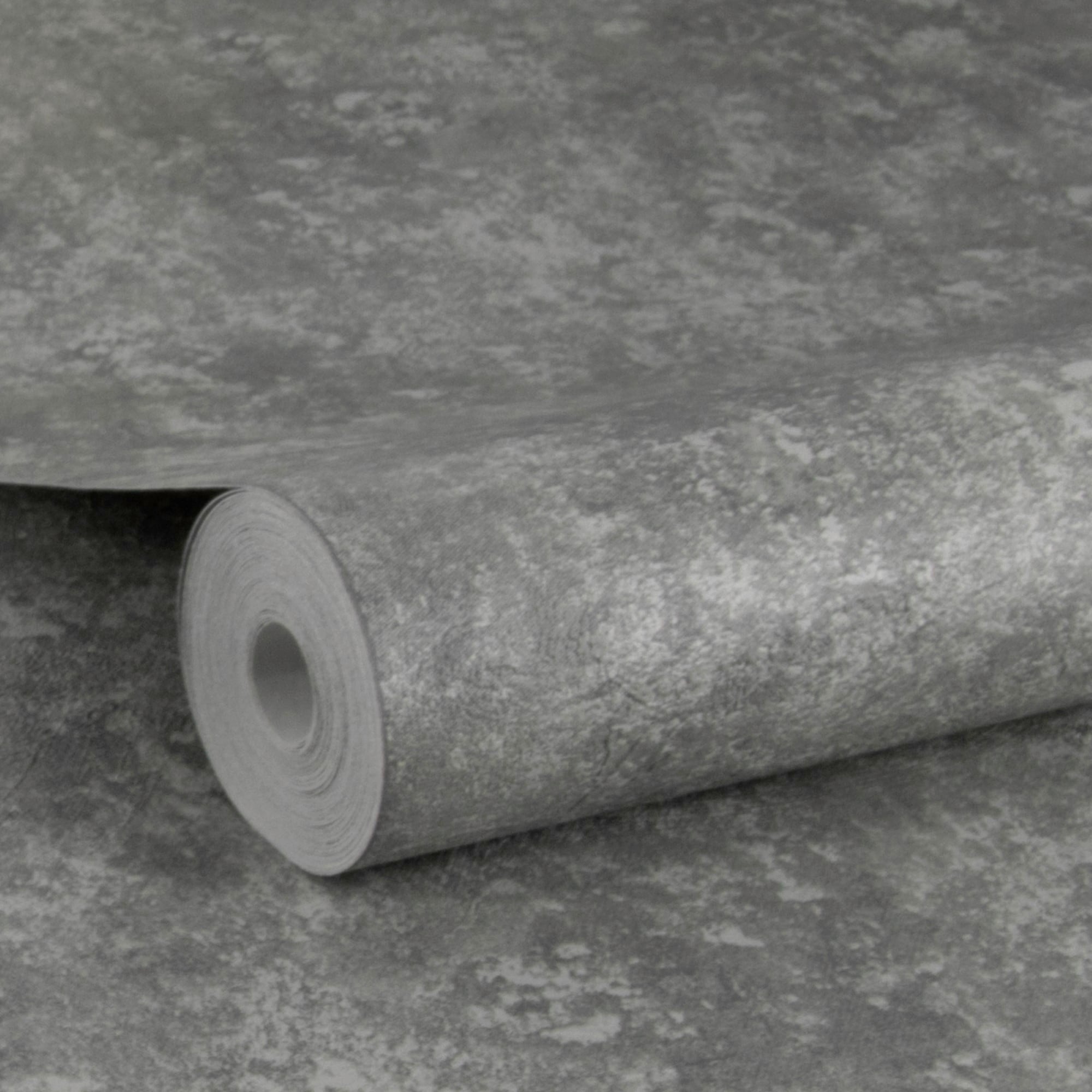 WOW Vliestapete »Industrieller Beton Grau«, FSC® zertifiziert, mit lebhaftem Druck, 10 Meter Länge