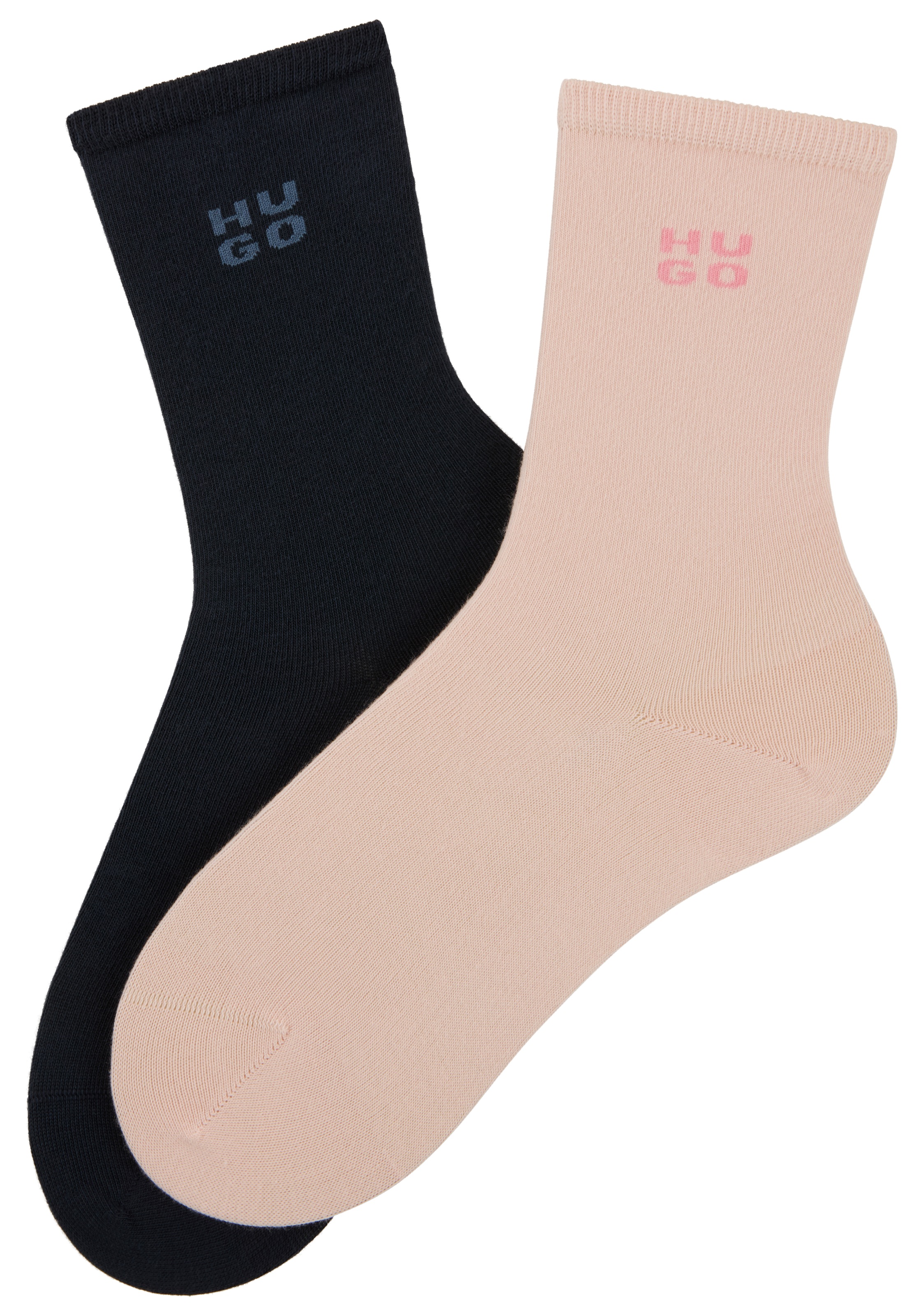 HUGO Underwear Socken "2P RS UNI LOGO CC", (2 Paar), mit dezentem Logo, nah günstig online kaufen