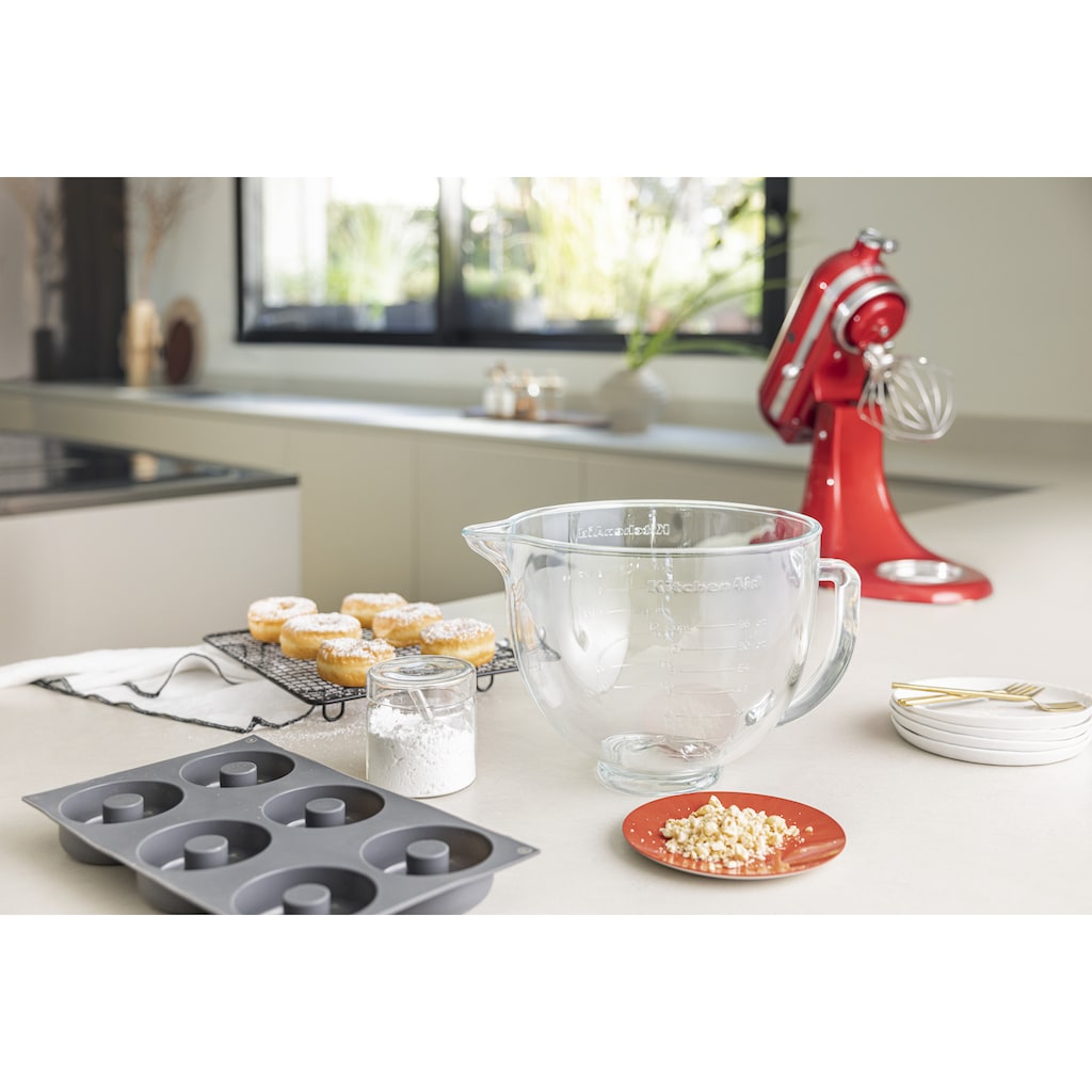KitchenAid Küchenmaschinenschüssel »5KSM5GB für Küchenmaschine 4.3L & 4.8L«, aus Glas