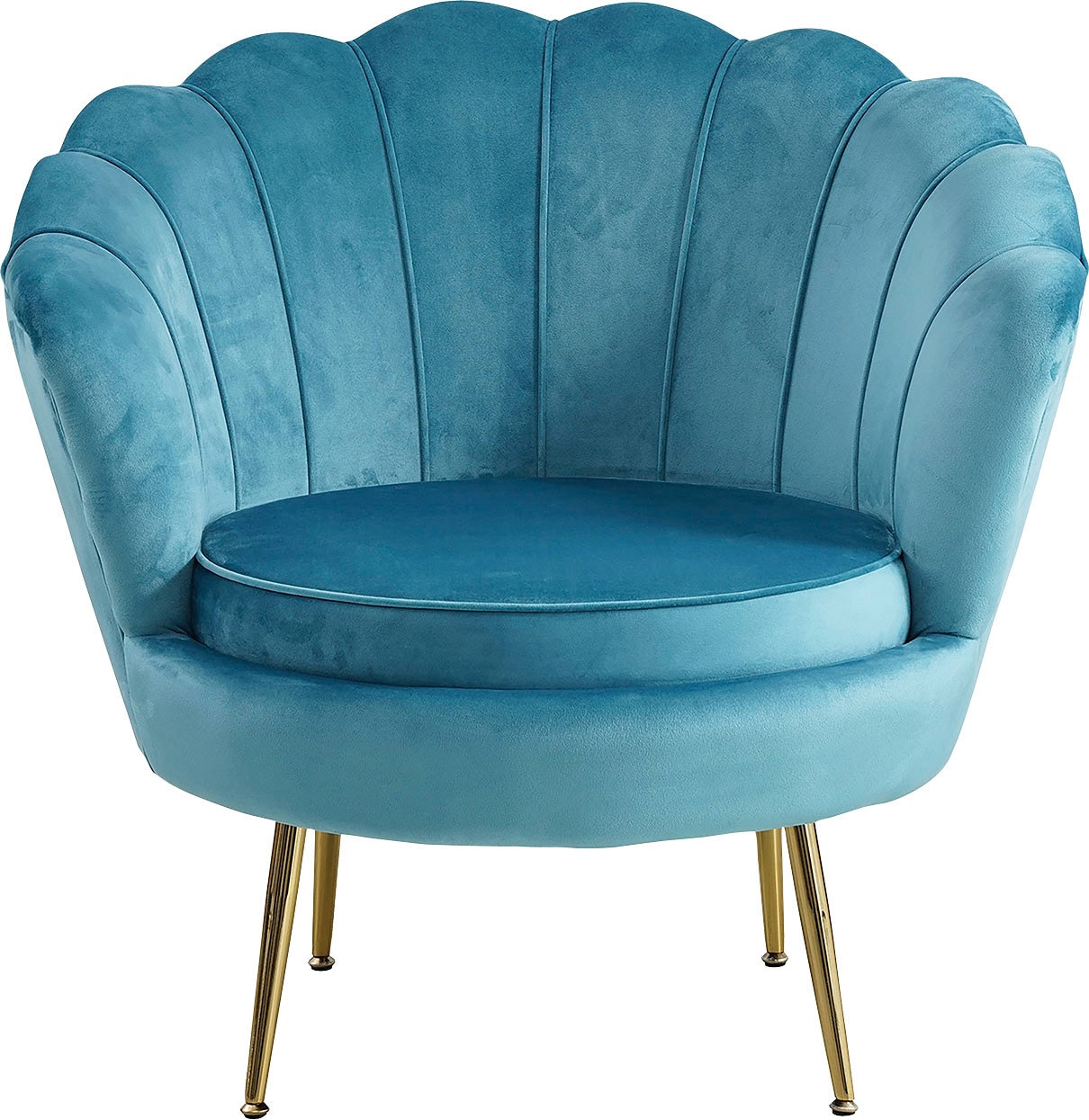 SalesFever Loungesessel »Clam - Design Loungesessel«, Prachtvoll extravagantes Design im Muschel-Look