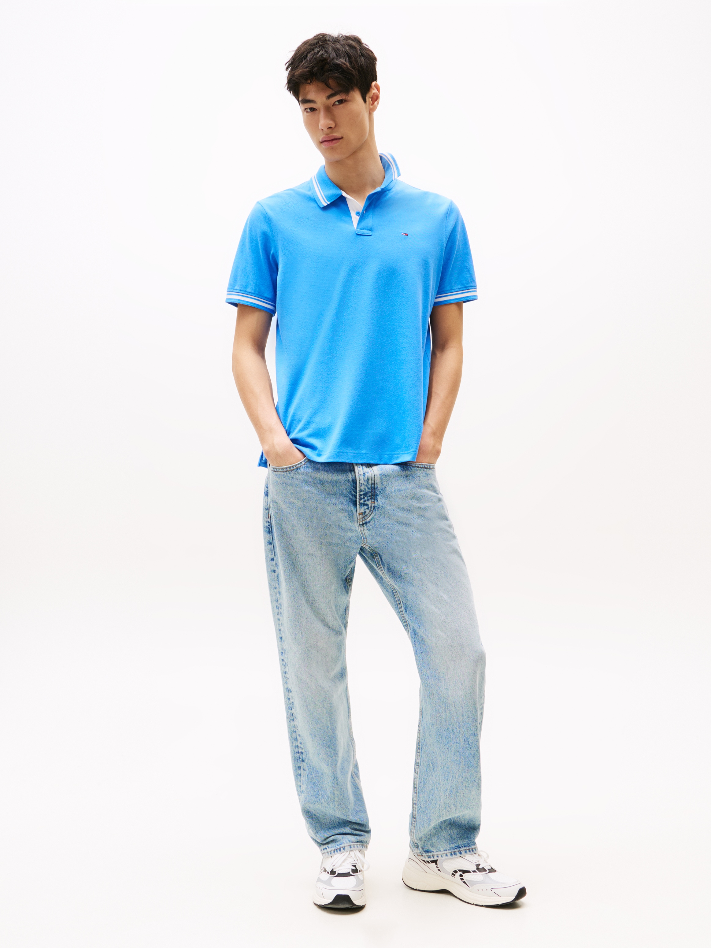 Tommy Jeans Poloshirt »TJM REG TIPPED POLO EXT«, Mit Rundhalsausschnitt