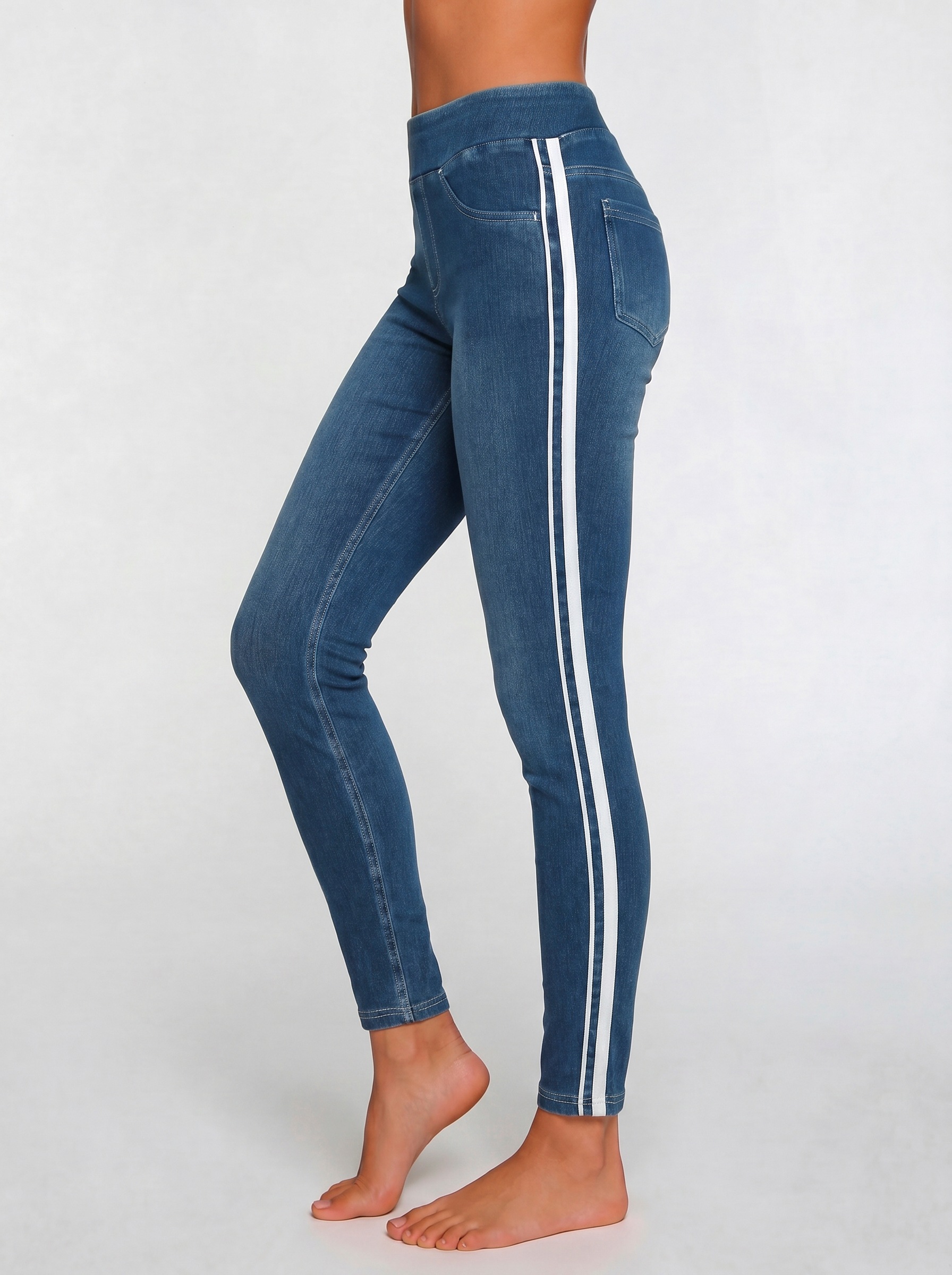 H.I.S Leggings »Skinny-Jeggings im denim Style«  Denim der sich uneingeschränkt bequem anfühlt