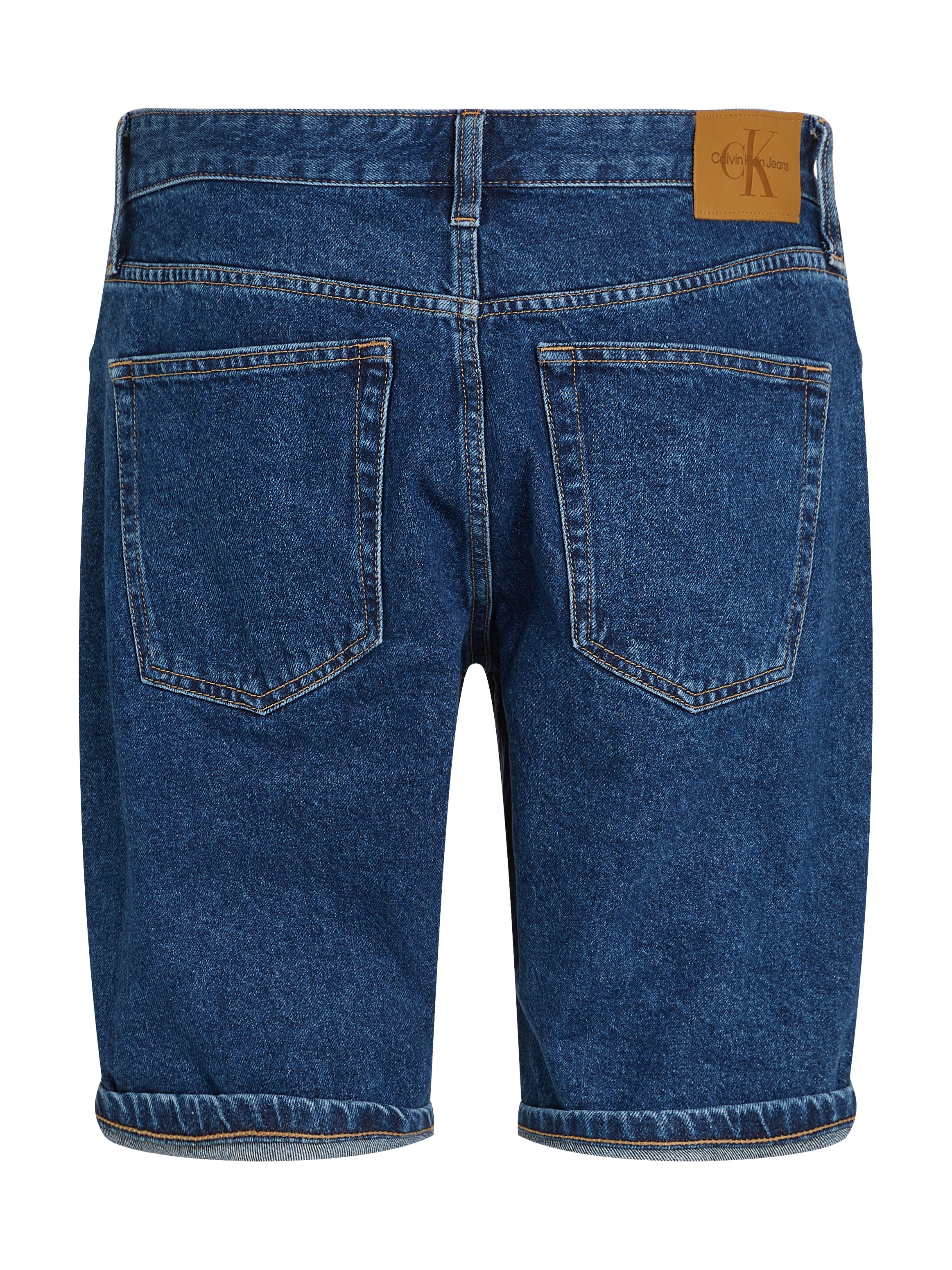 Calvin Klein Jeans Shorts »REGULAR SHORT«, in dunkelblauer Waschung