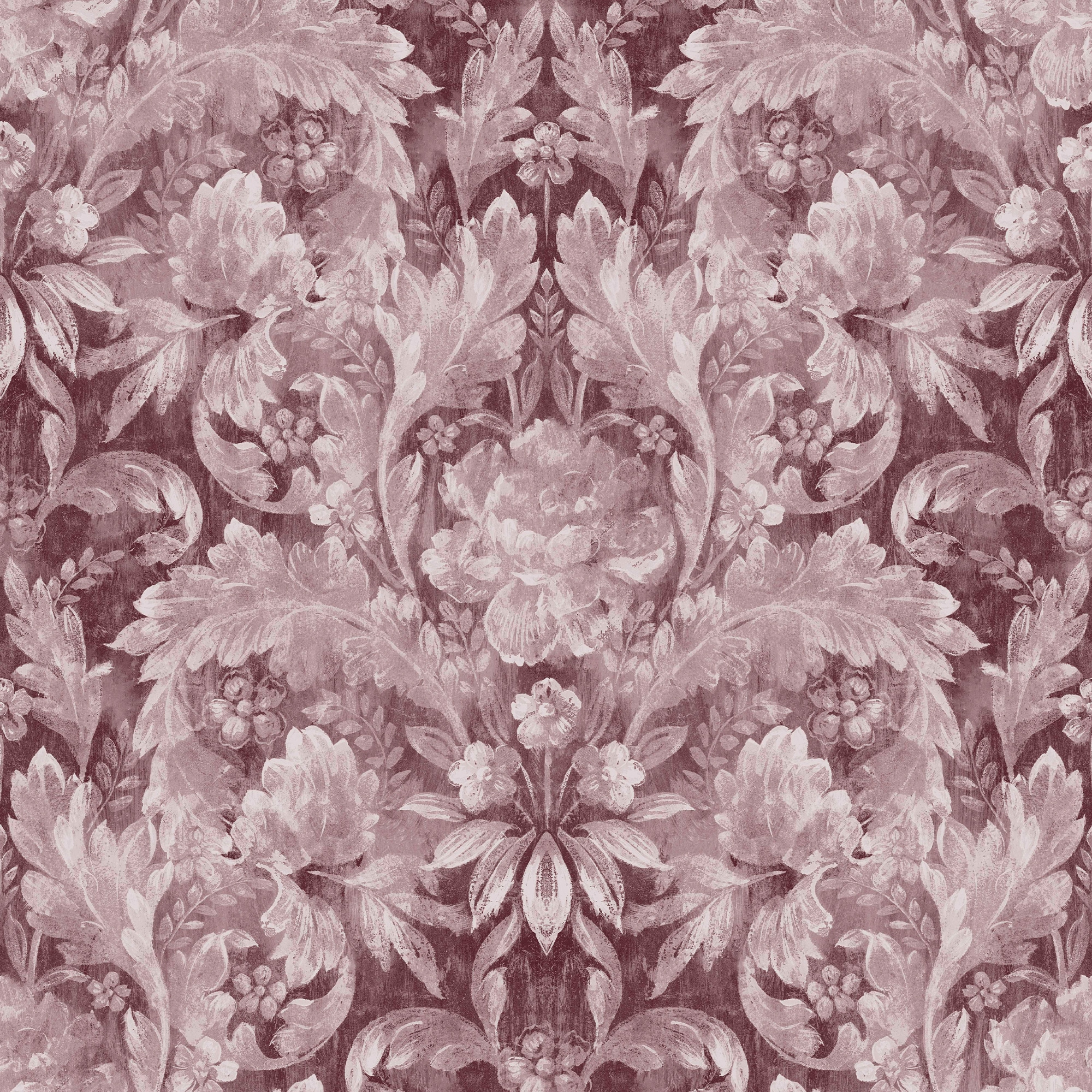 LAURA ASHLEY Vliestapete »Apolline Blackberry«, geblümt, 10mx52cm (ca. 5m2)