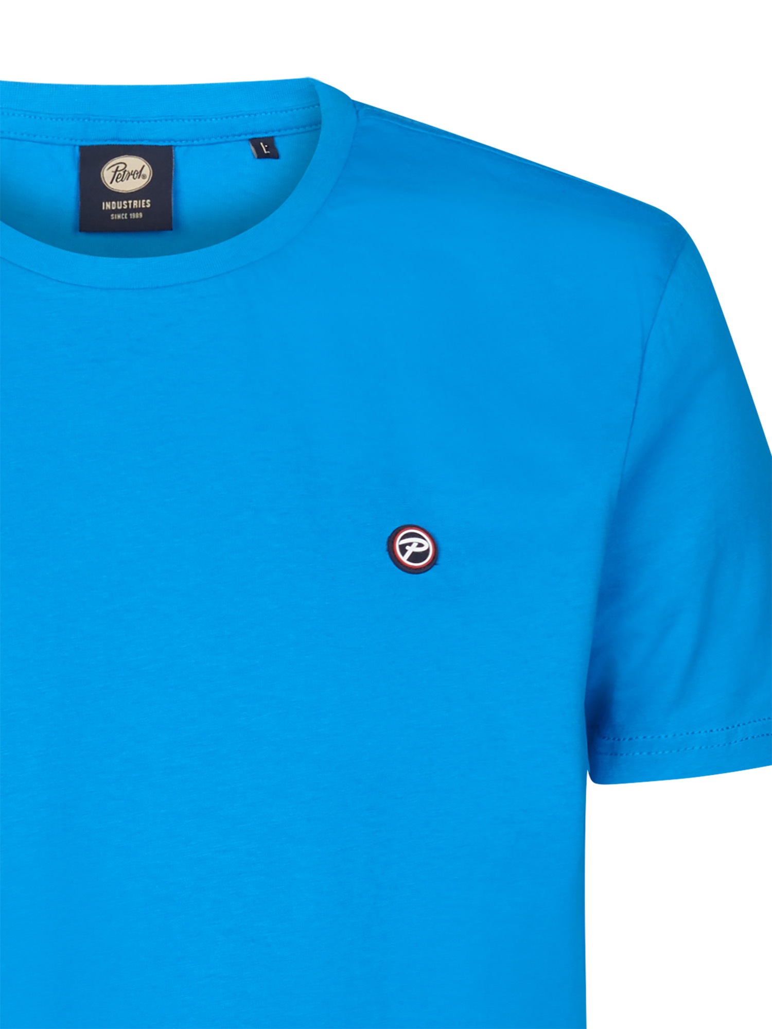 Petrol Industries Rundhalsshirt, mit Logo Stickerei