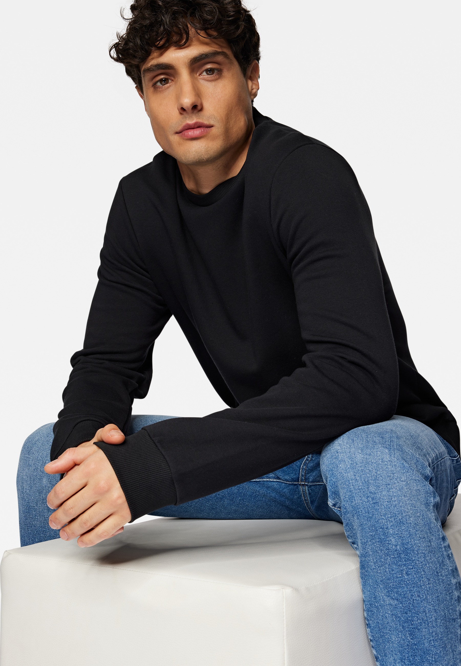 Mavi Strickpullover »CREW NECK SWEATSHIRT«, Basic Sweater