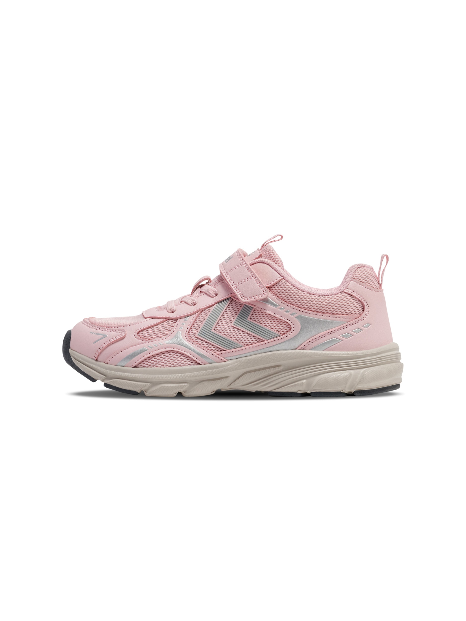 hummel Sneaker "EFFORT ONE VC JR" runde Schuhspitze, elastische Spitze, leichte EVA-Dämpfung