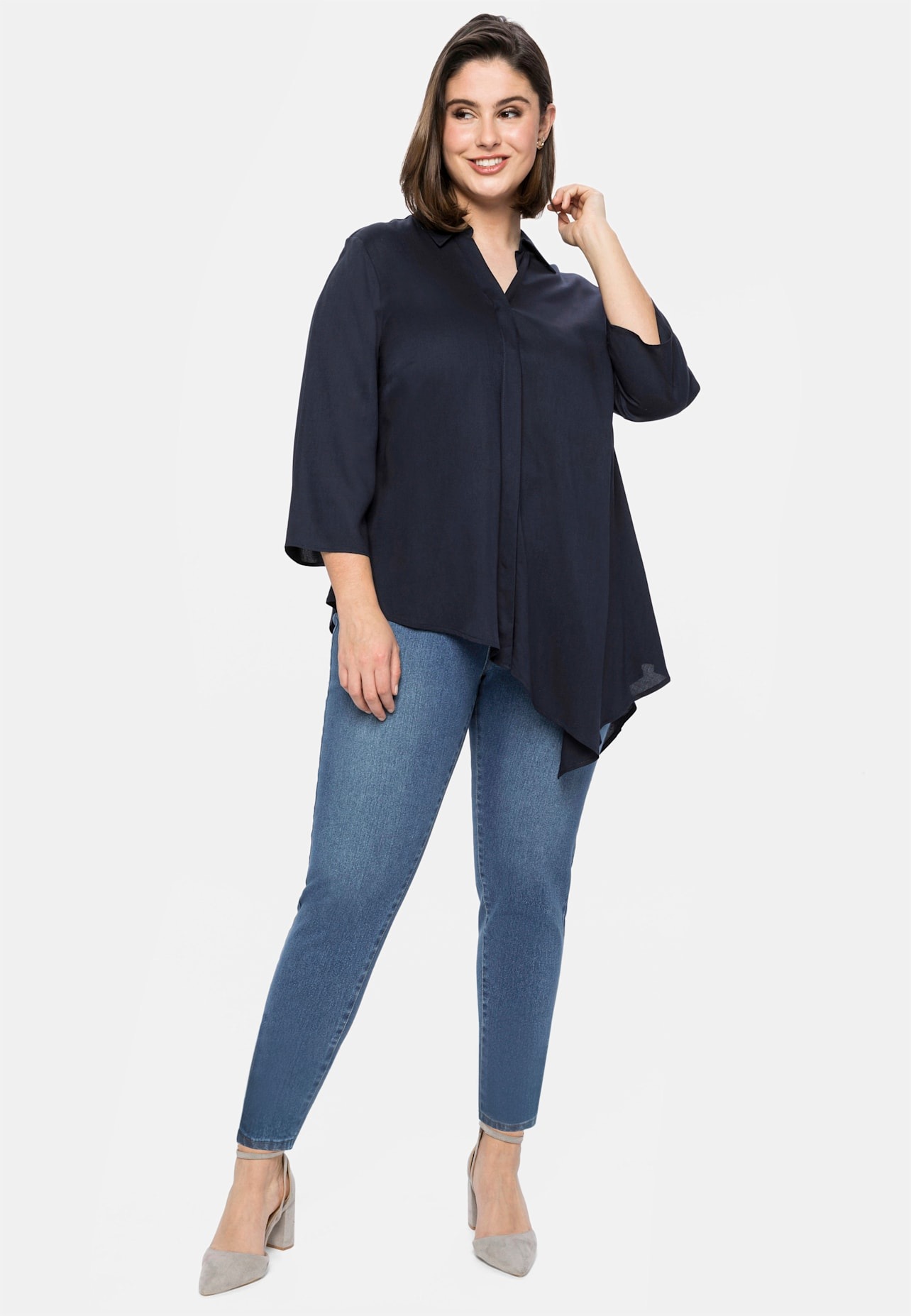 Sheego Stretch-Jeans 1 Stk. tlg. günstig online kaufen