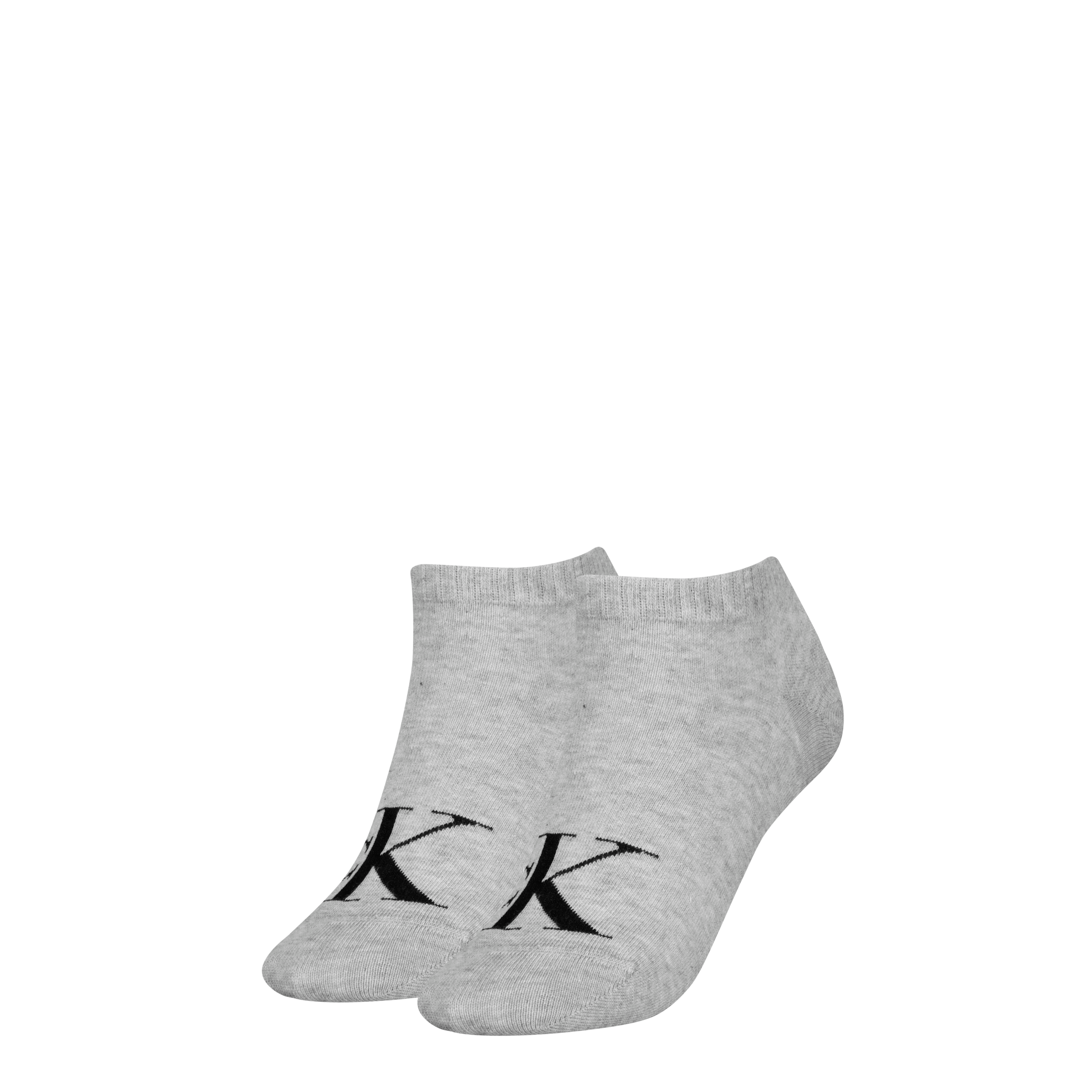 Calvin Klein Jeans Sneakersocken "CKJ WOMEN SNEAKER MONOGRAM" 2 Paar, Rippe günstig online kaufen