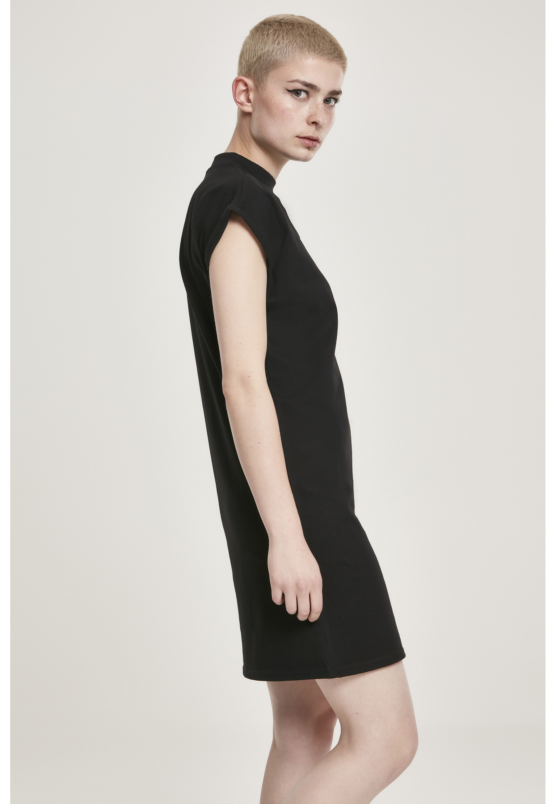 MisterTee Shirtkleid »MisterTee Damen Ladies Bye Boy Extended Shoulder Dress« 1 Stk. tlg.