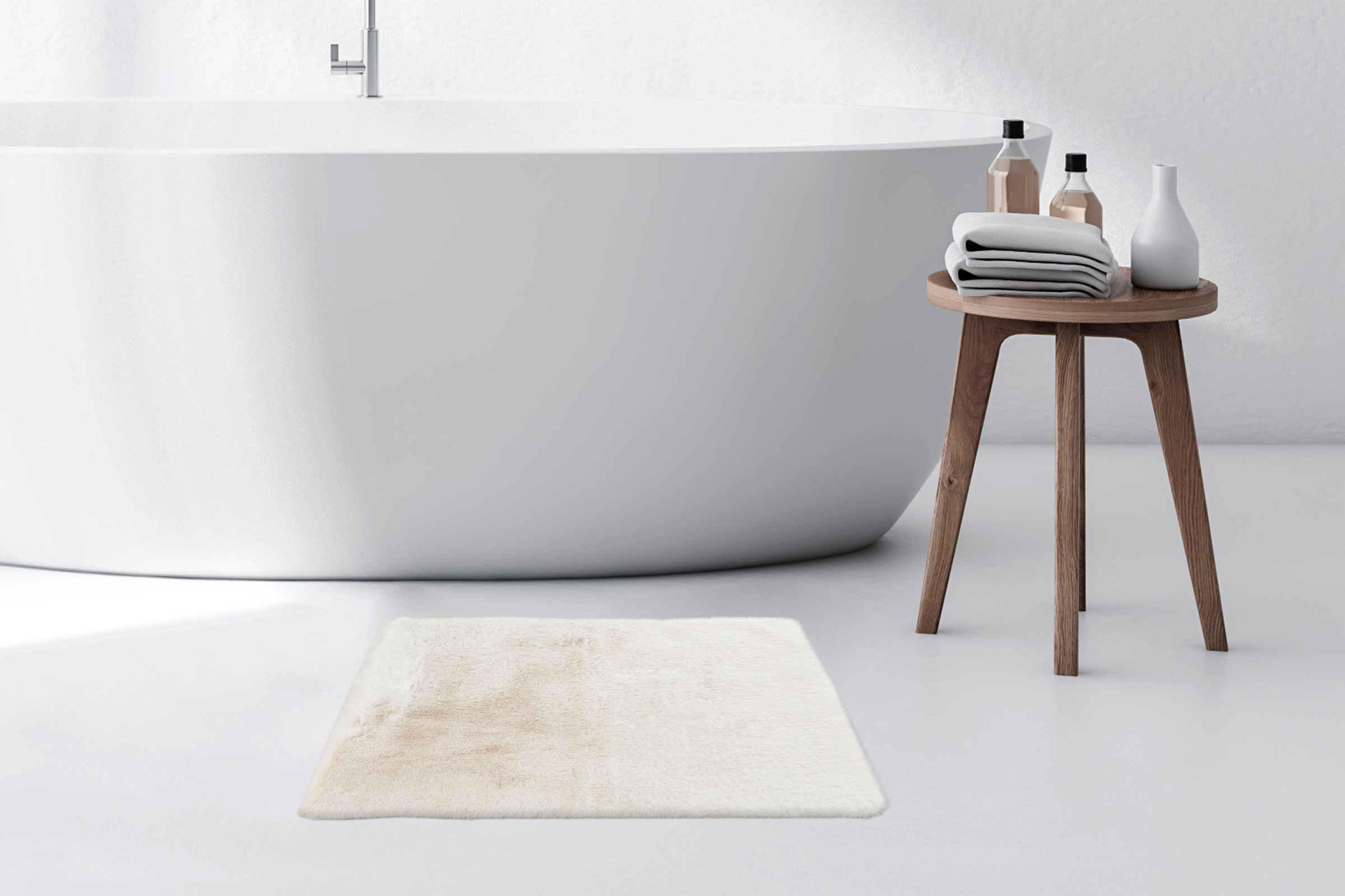 Kayoom Badematte "Rabbit" Höhe 22 mm rutschhemmend beschichtet fußbodenheiz günstig online kaufen