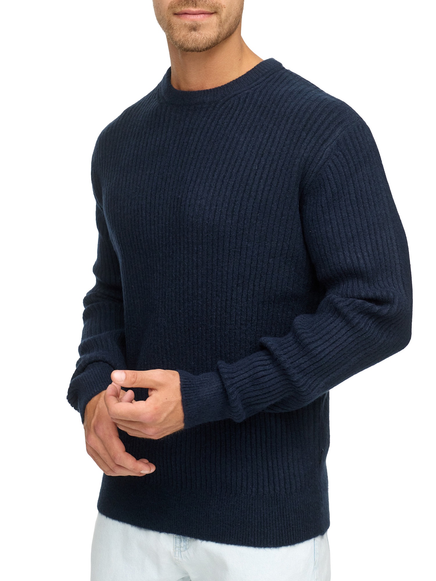 Indicode Rundhalspullover "INBertram O-neck" günstig online kaufen