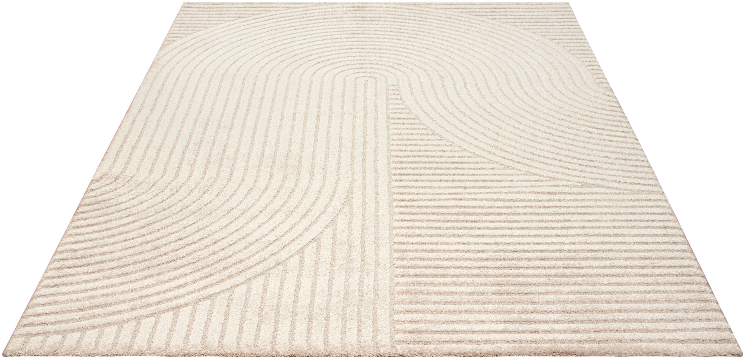 Thumbnail - OTTO home Designteppich "Eliaan 3D Optik/Hoch-Tief Effekt" rechteckig 14 mm Höhe hohe Flordichte und angenehm weich, Tep...