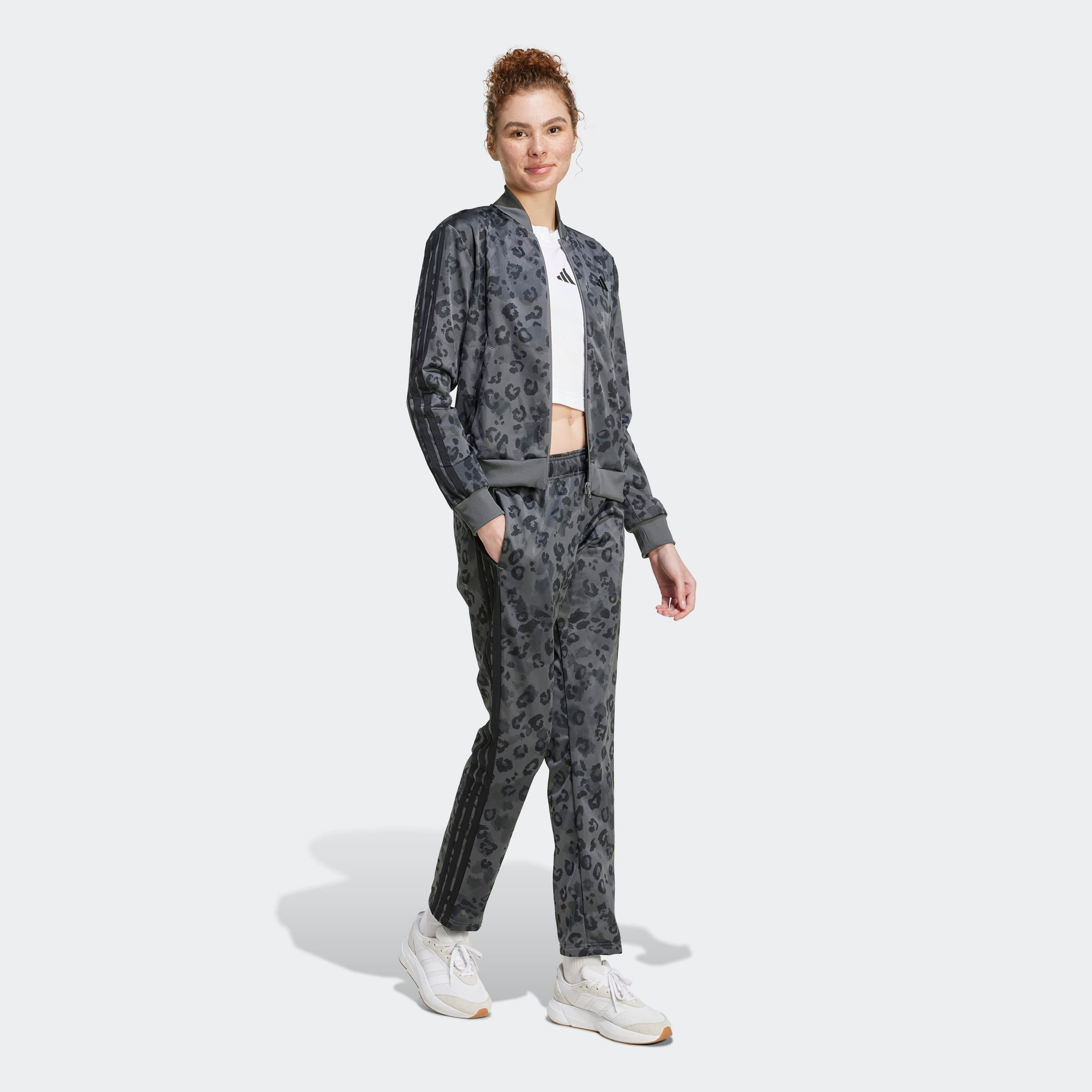 adidas Sportswear Trainingsanzug "W 3S TR AOP TS", (2 tlg.) günstig online kaufen