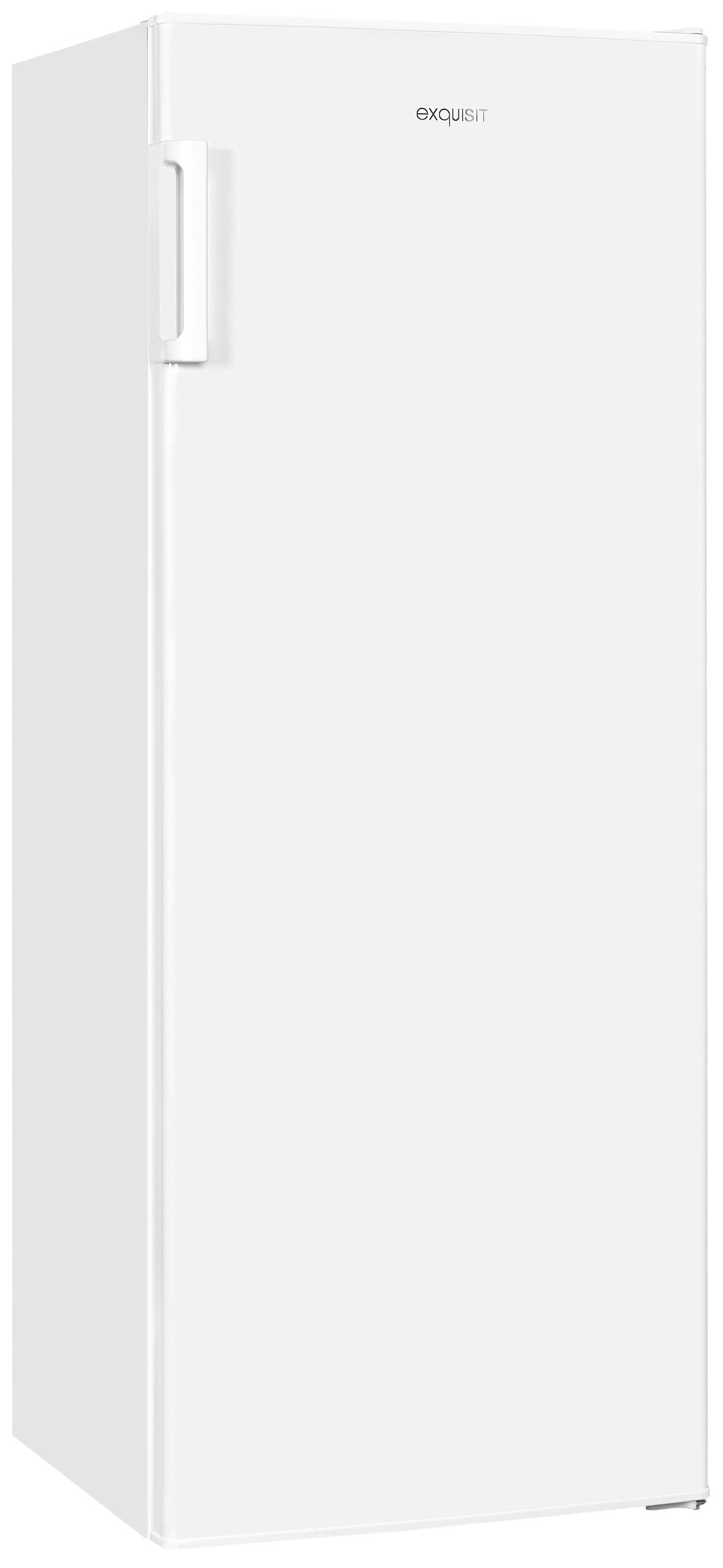 EXQUISIT Gefrierschrank "GS230-HE-040D", B:55cm H:142cm T:57cm, silber, Gefrierschränke, 4*-Gefrierschrank LED-Anzeige & Griff– leicht und bequem